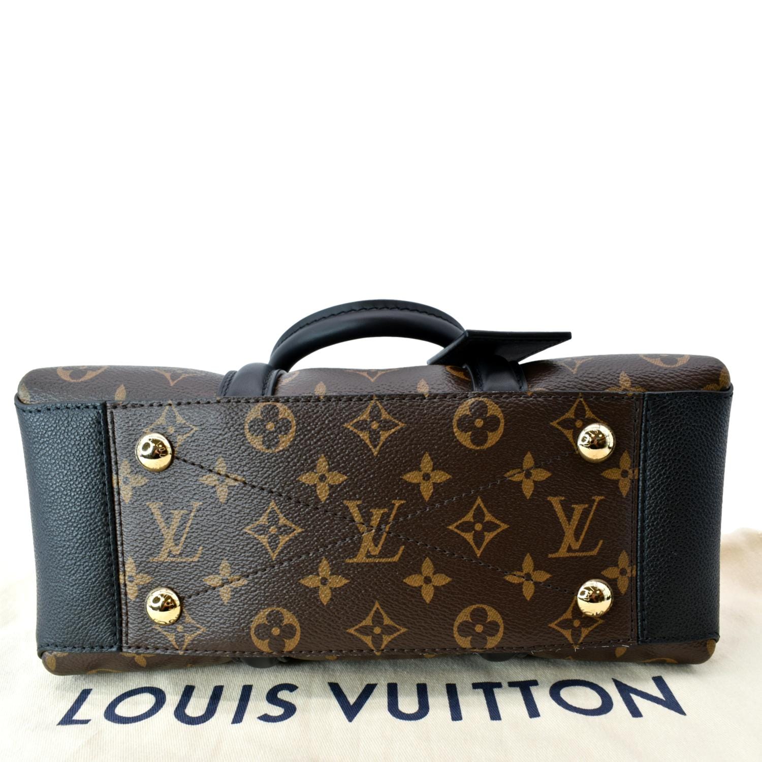 Louis Vuitton Soufflot BB Tote Small Satchel Crossbody Monogram Canvas Brown