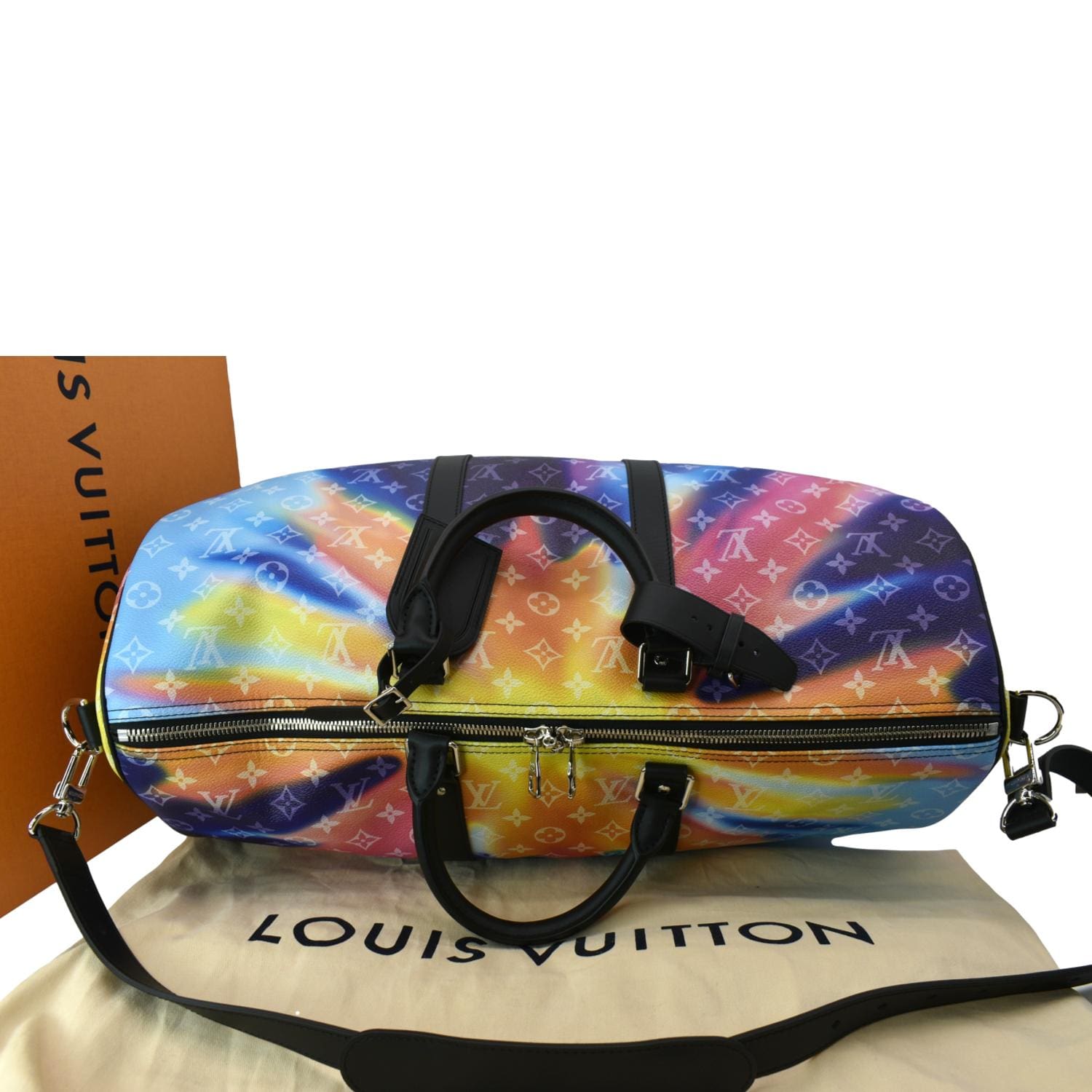 Louis Vuitton Sunset Canvas Keepall 50 For Sale at 1stDibs