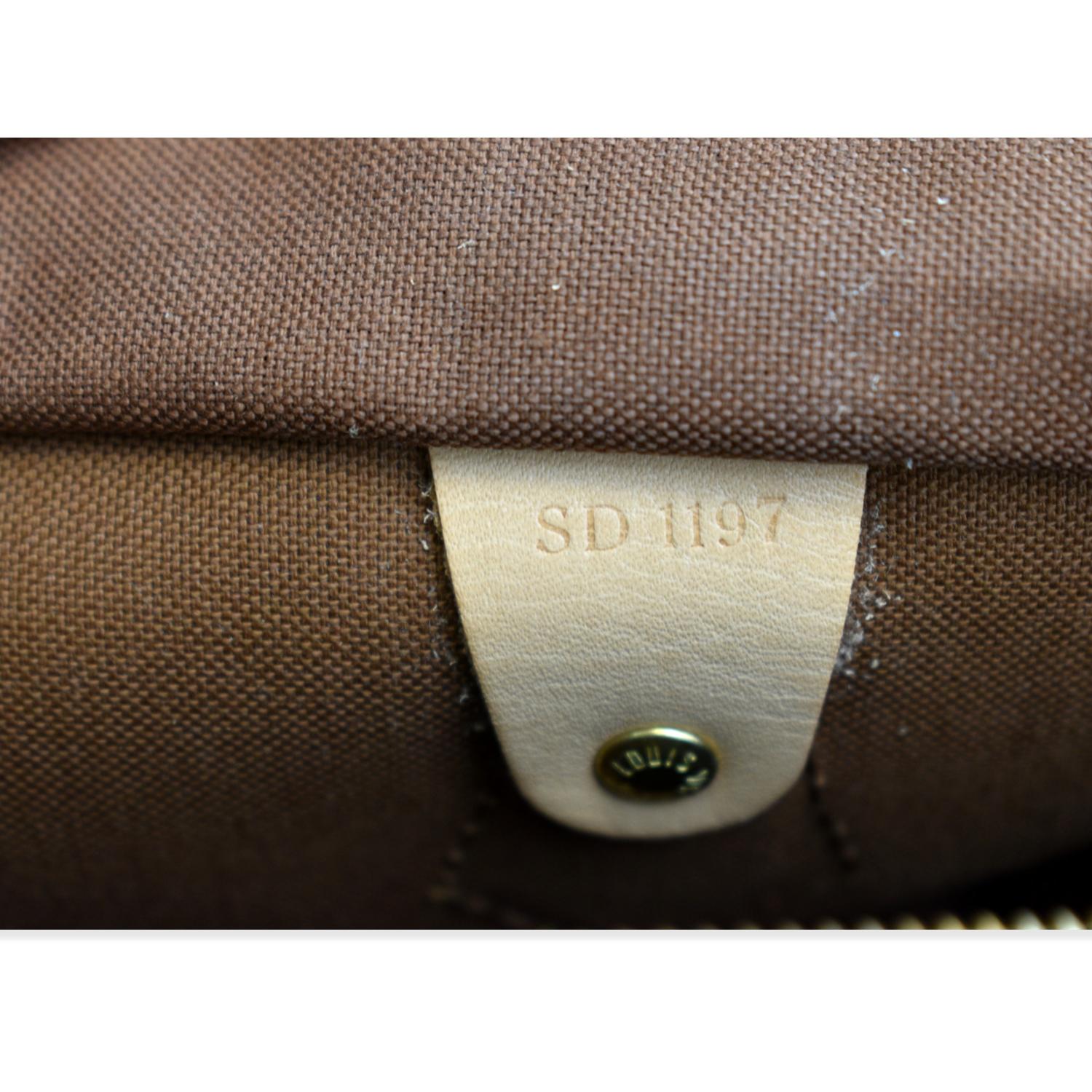 Speedy leather handbag Louis Vuitton Brown in Leather - 31570120