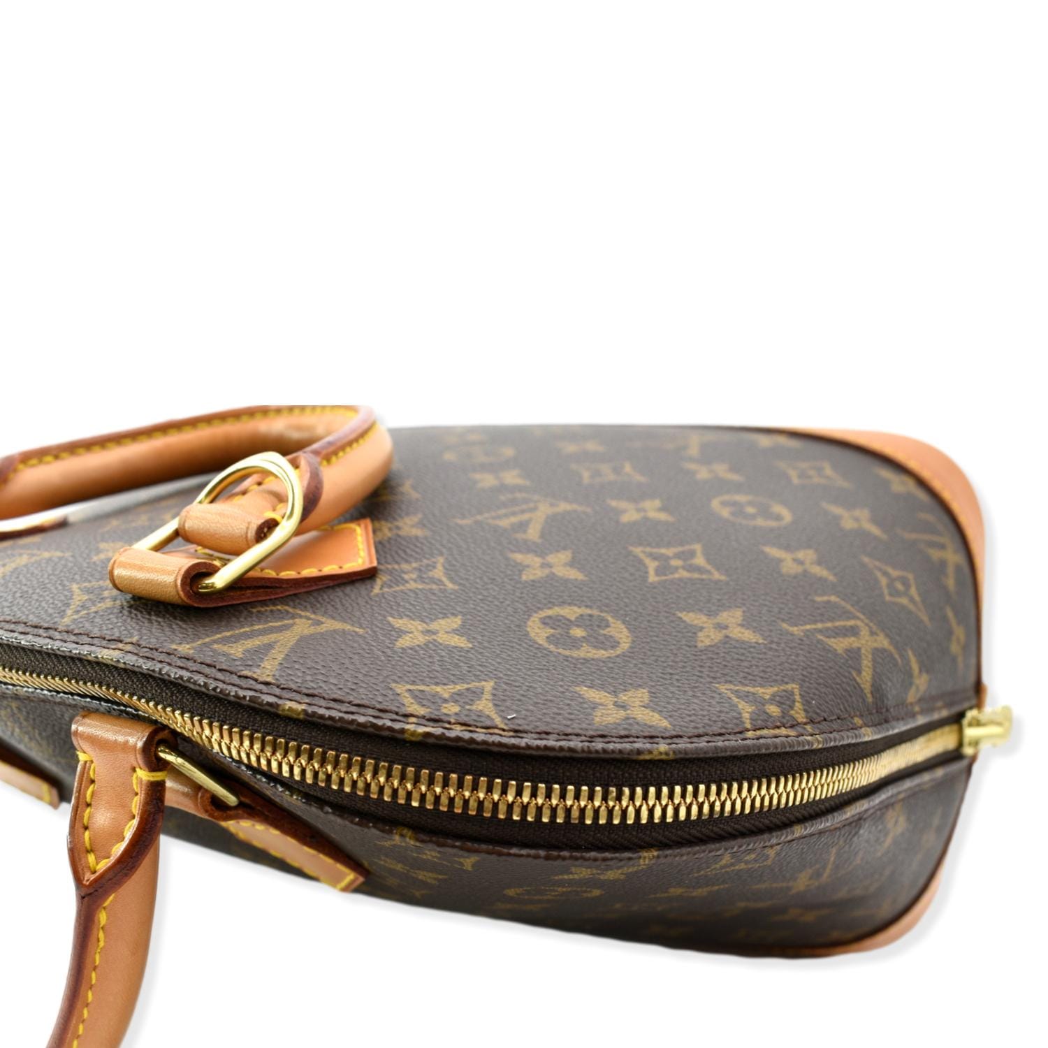 Alma cloth handbag Louis Vuitton Brown in Cloth - 24984157