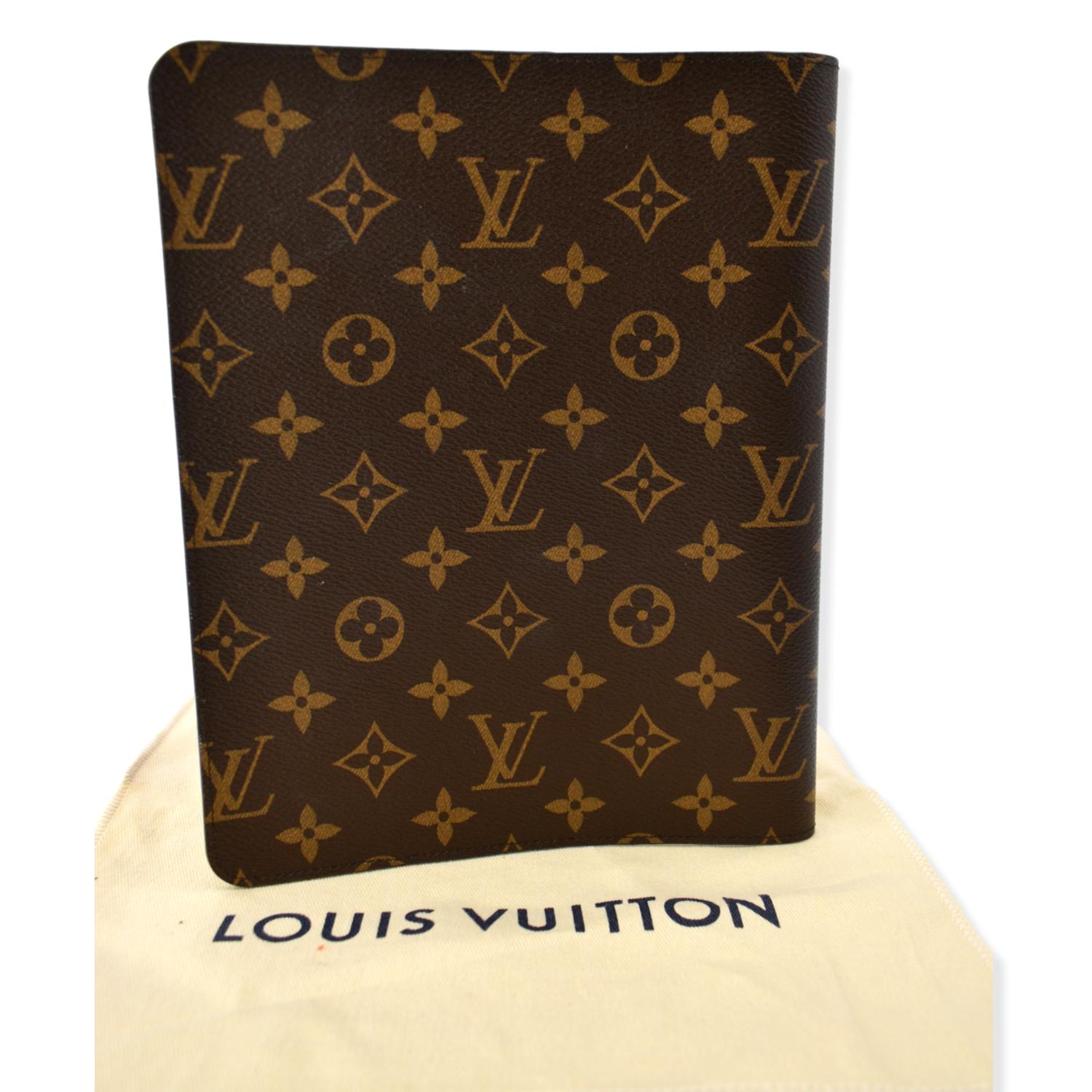 Louis Vuitton Damier Notebook Cover Monogram Canvas