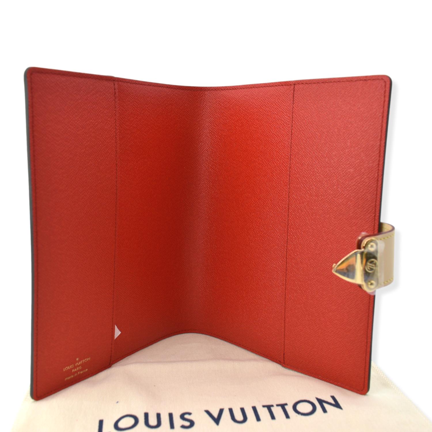 Louis Vuitton LV Notebook Cover Paul MM new Red Cloth ref.841165