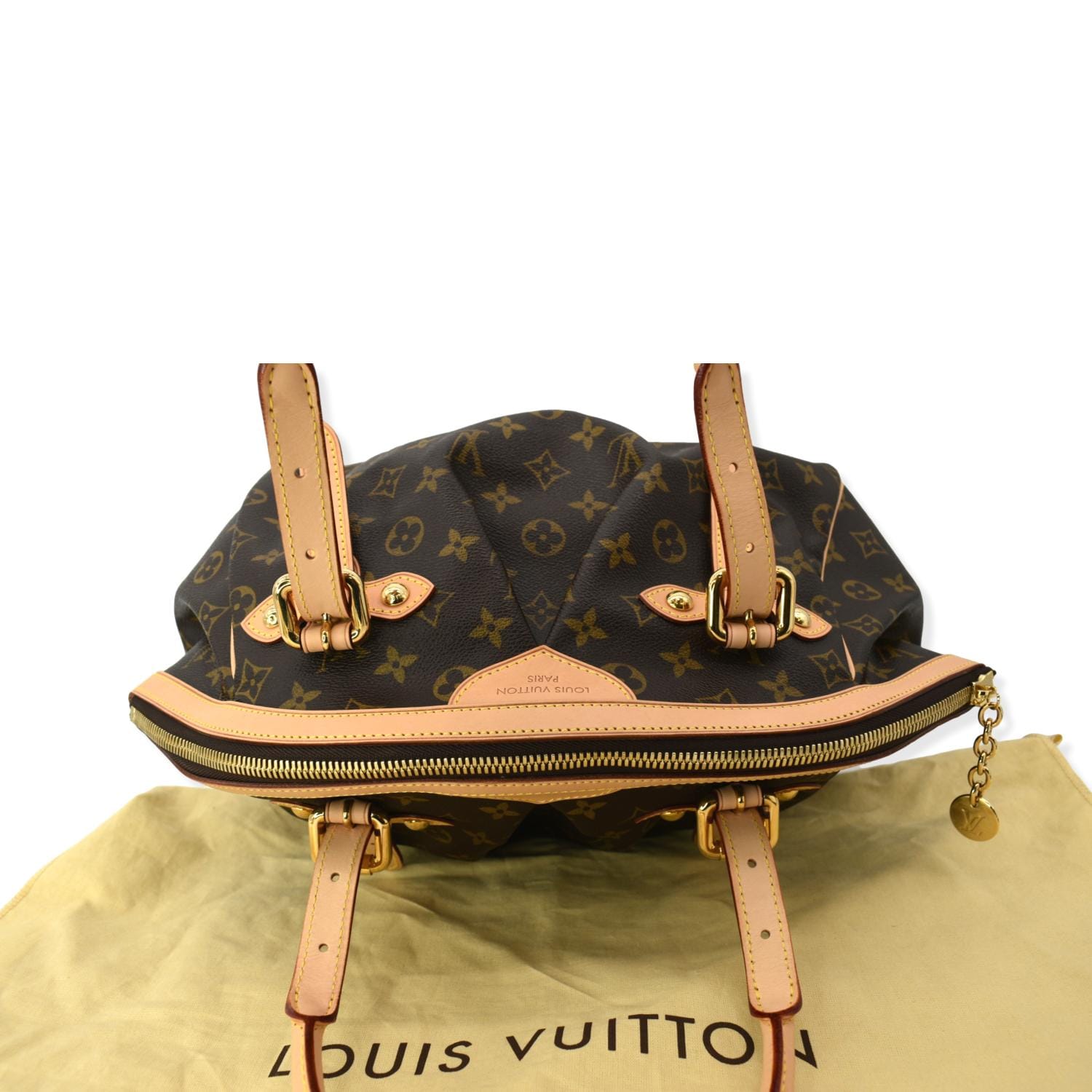 Authentic LOUIS VUITTON Monogram Tivoli GM M40144 Shoulder bag