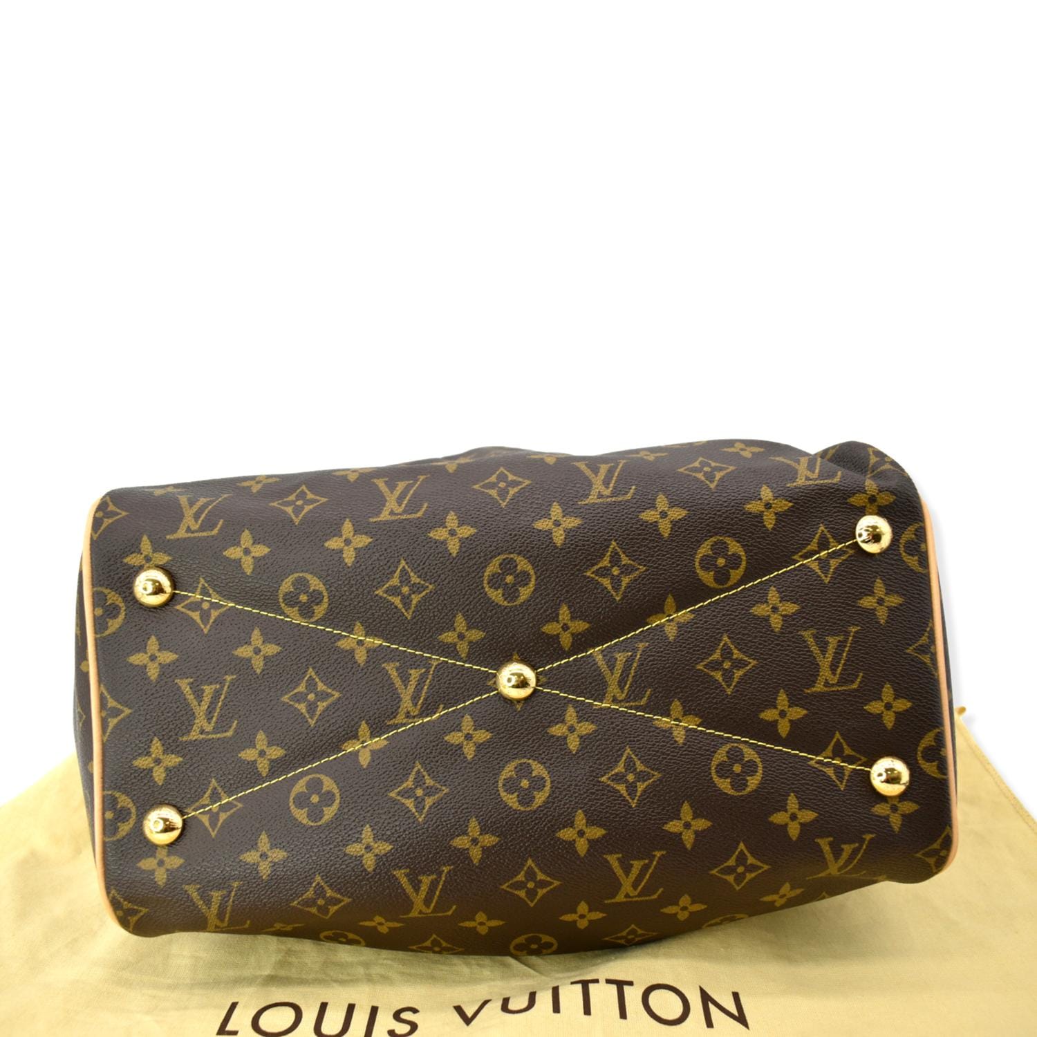 Tivoli leather handbag Louis Vuitton Brown in Leather - 23307603