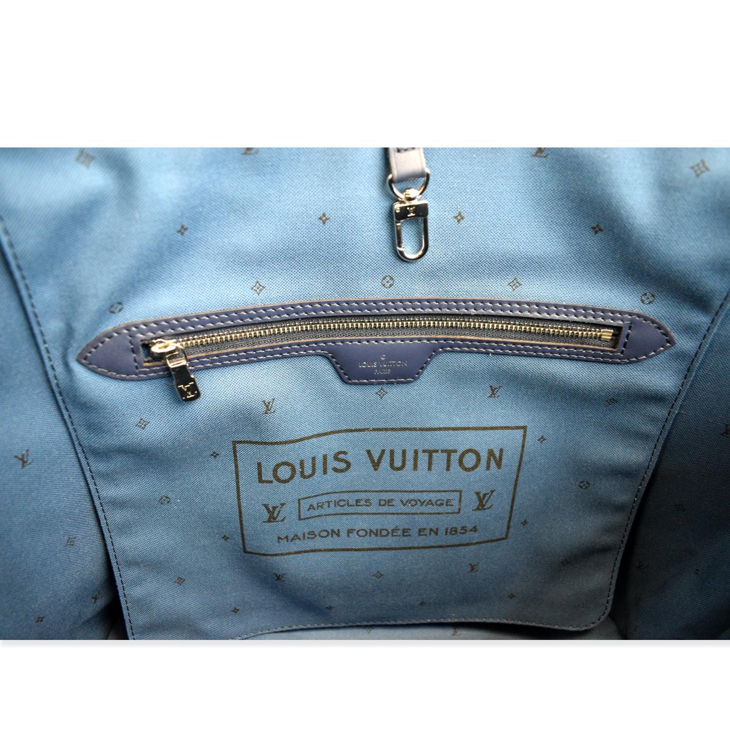 LOUIS VUITTON Monogram Escale Neverfull MM Blue 1306484