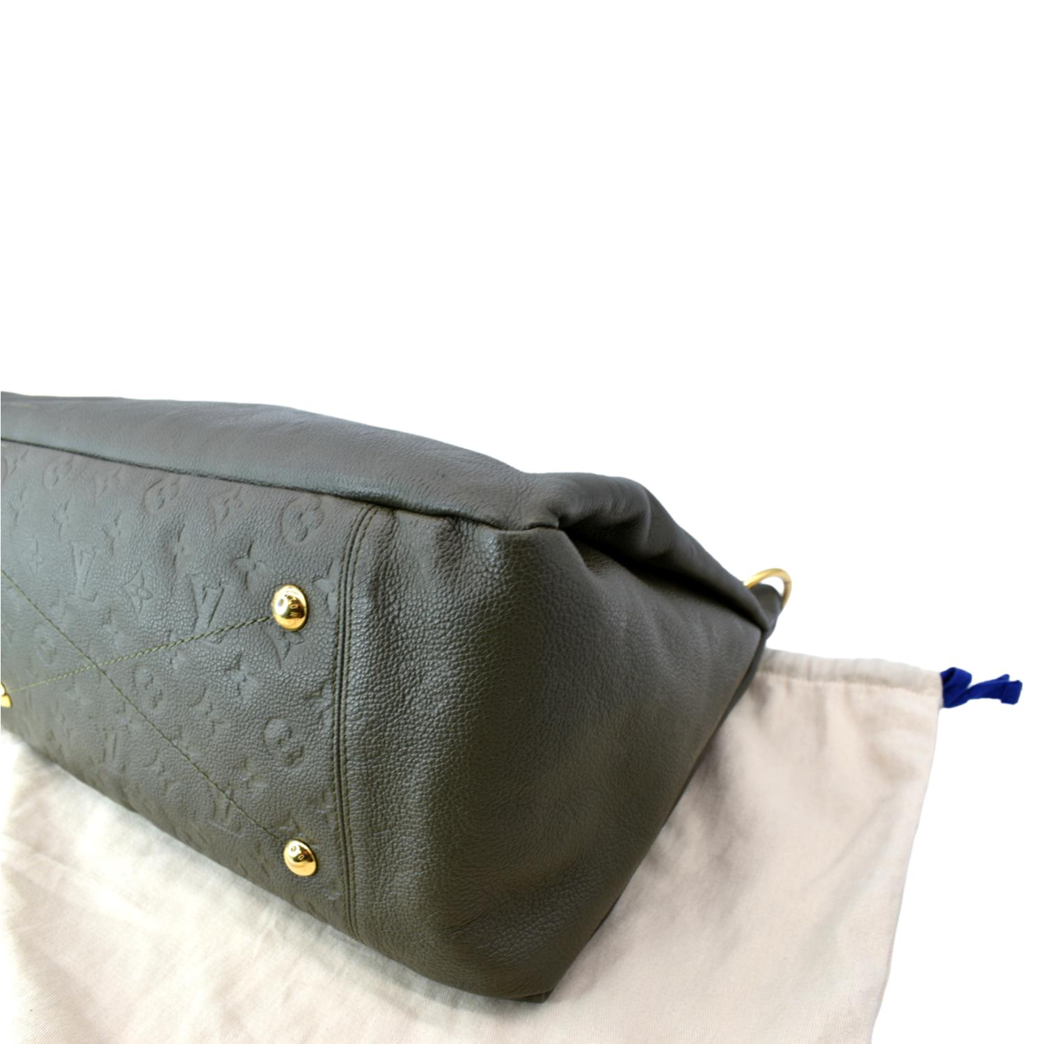 Louis Vuitton Olive Green Monogram Empreinte Leather Junto Shoulder Bag