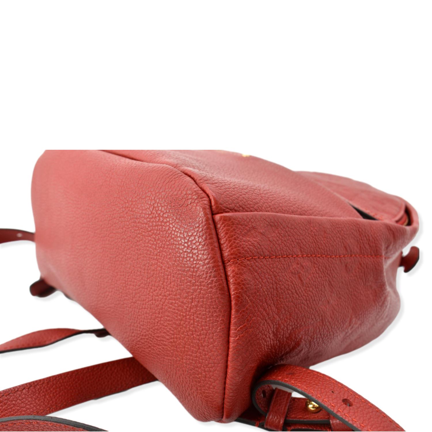 Félicie bag in red imprint leather Louis Vuitton - Second Hand / Used –  Vintega