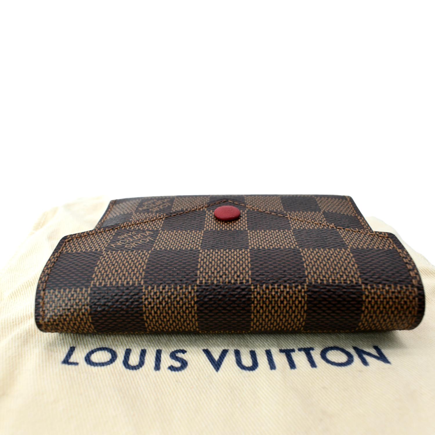 Louis Vuitton Vintage - Damier Ebene Porte Monnaie Credit Wallet - Brown -  Damier Leather Wallet - Luxury High Quality - Avvenice