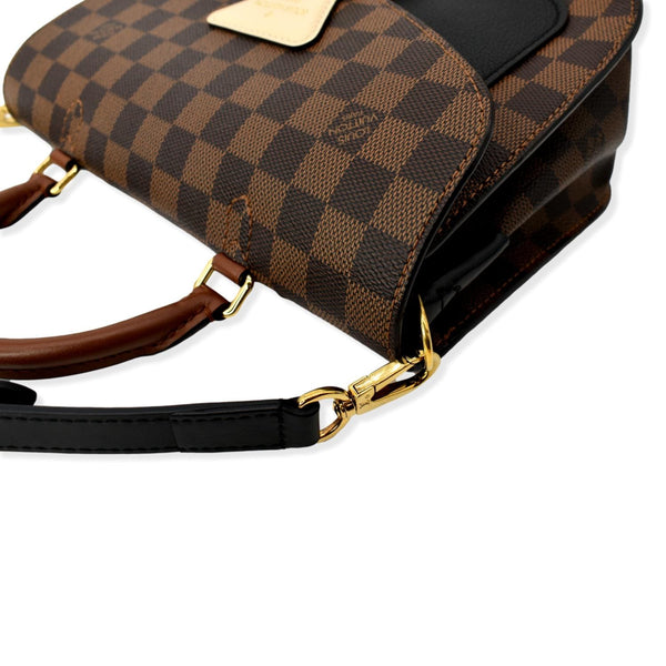 LOUIS VUITTON Beaumarchais Damier Ebene Shoulder Bag Brown