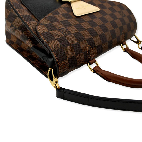 LOUIS VUITTON Beaumarchais Damier Ebene Shoulder Bag Brown