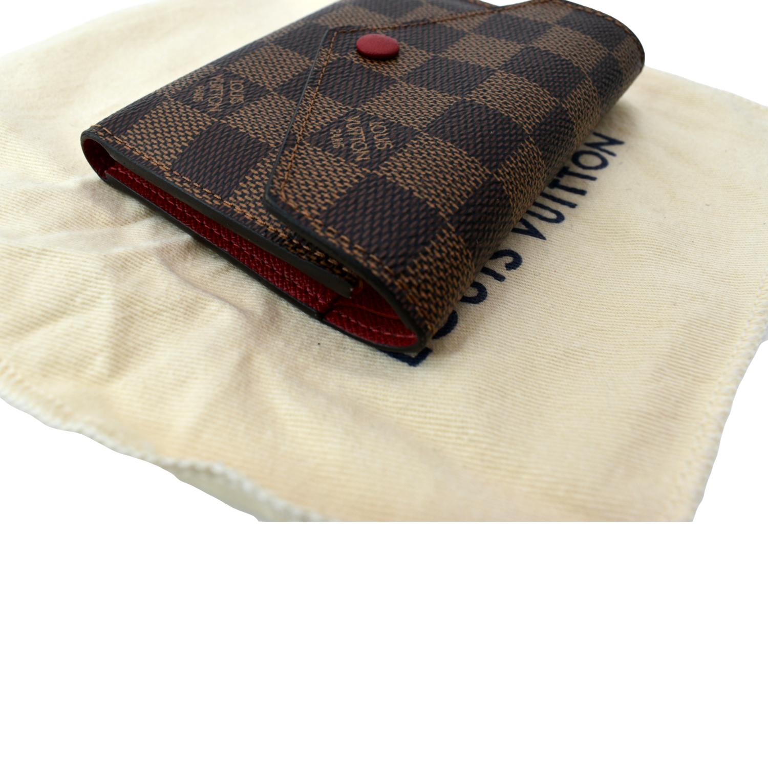 Victorine fabric wallet Louis Vuitton Brown in Cloth - 35423454