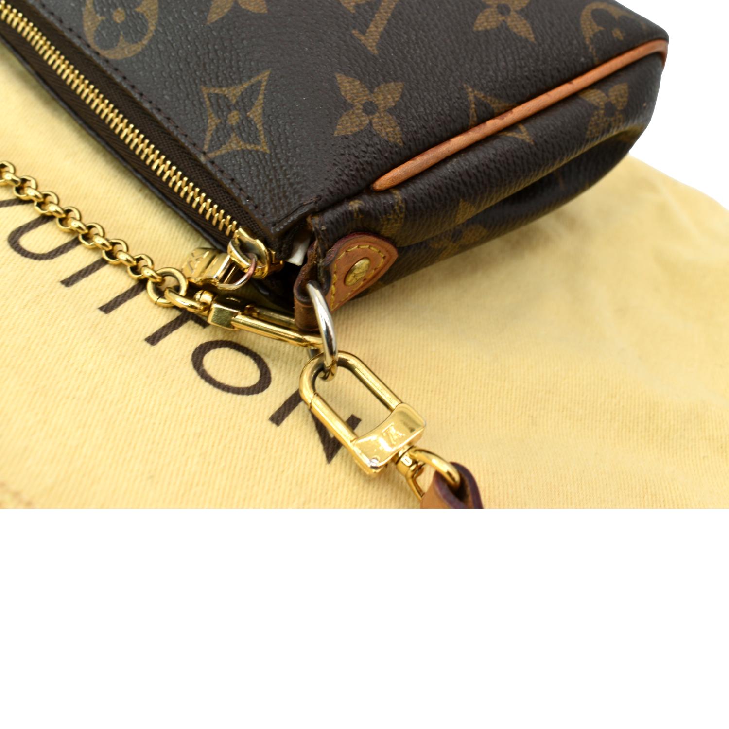 Louis Vuitton Monogram Pochette Eva B- Condition - COA Included