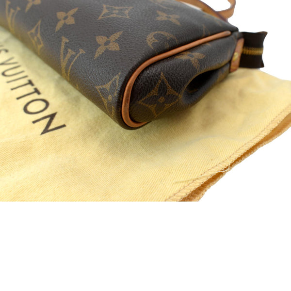 Louis Vuitton Cartouchiere MM Monogram Canvas Brown Leather ref