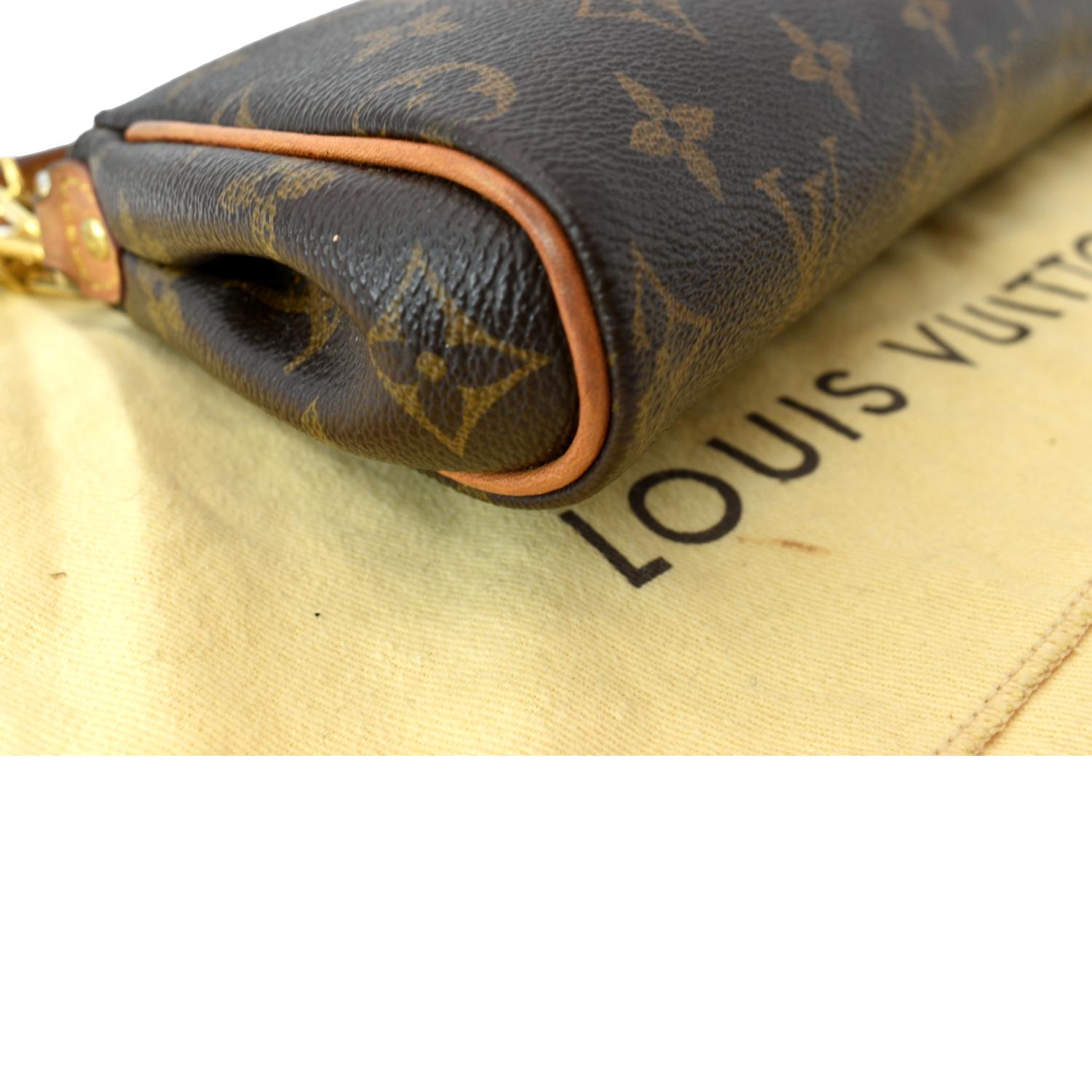 Louis Vuitton Eva Handbag Monogram Canvas Brown
