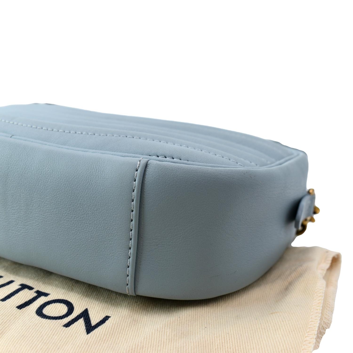 LOUIS VUITTON Epi New Wave Camera Bag Shoulder Bag LV Light Blue M55329