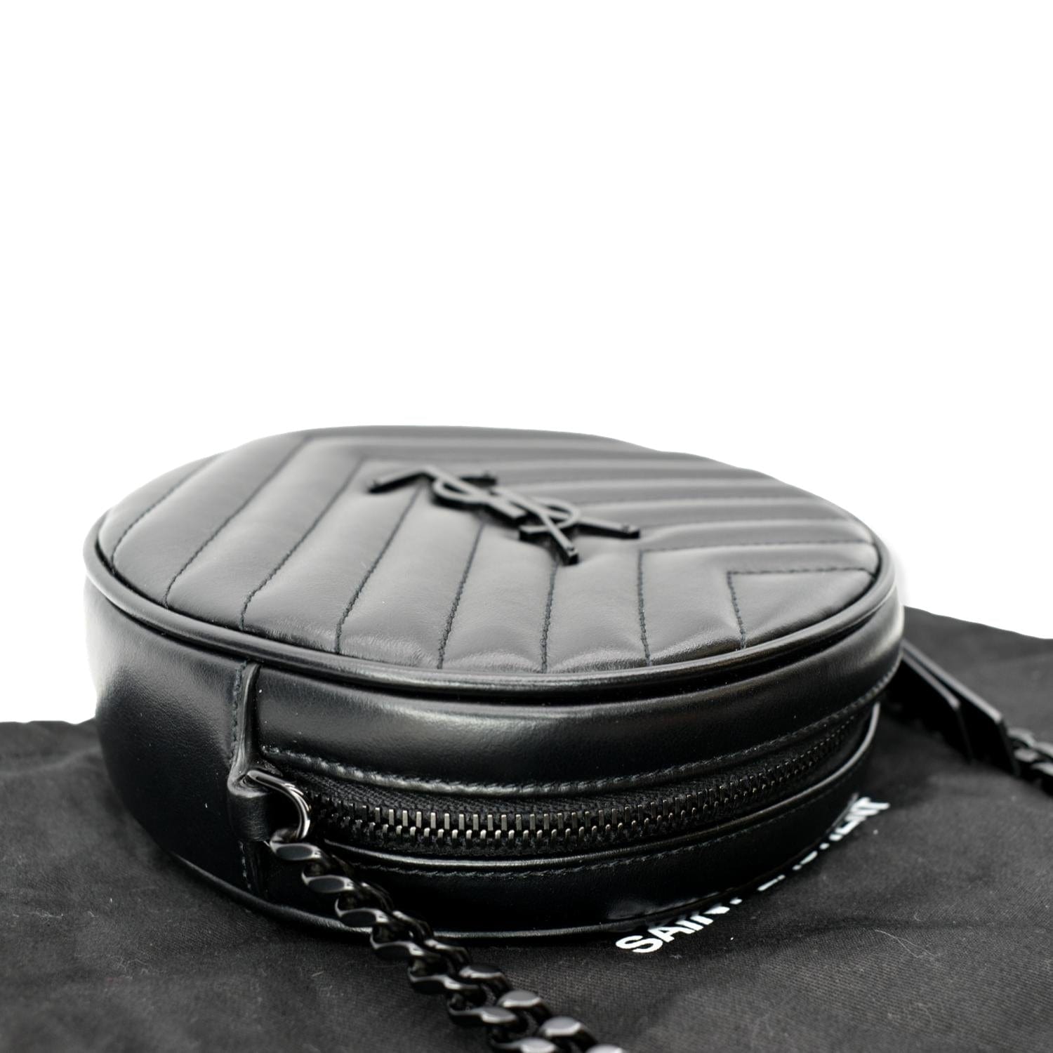 Vinyle leather crossbody bag Saint Laurent Black in Leather - 27453709
