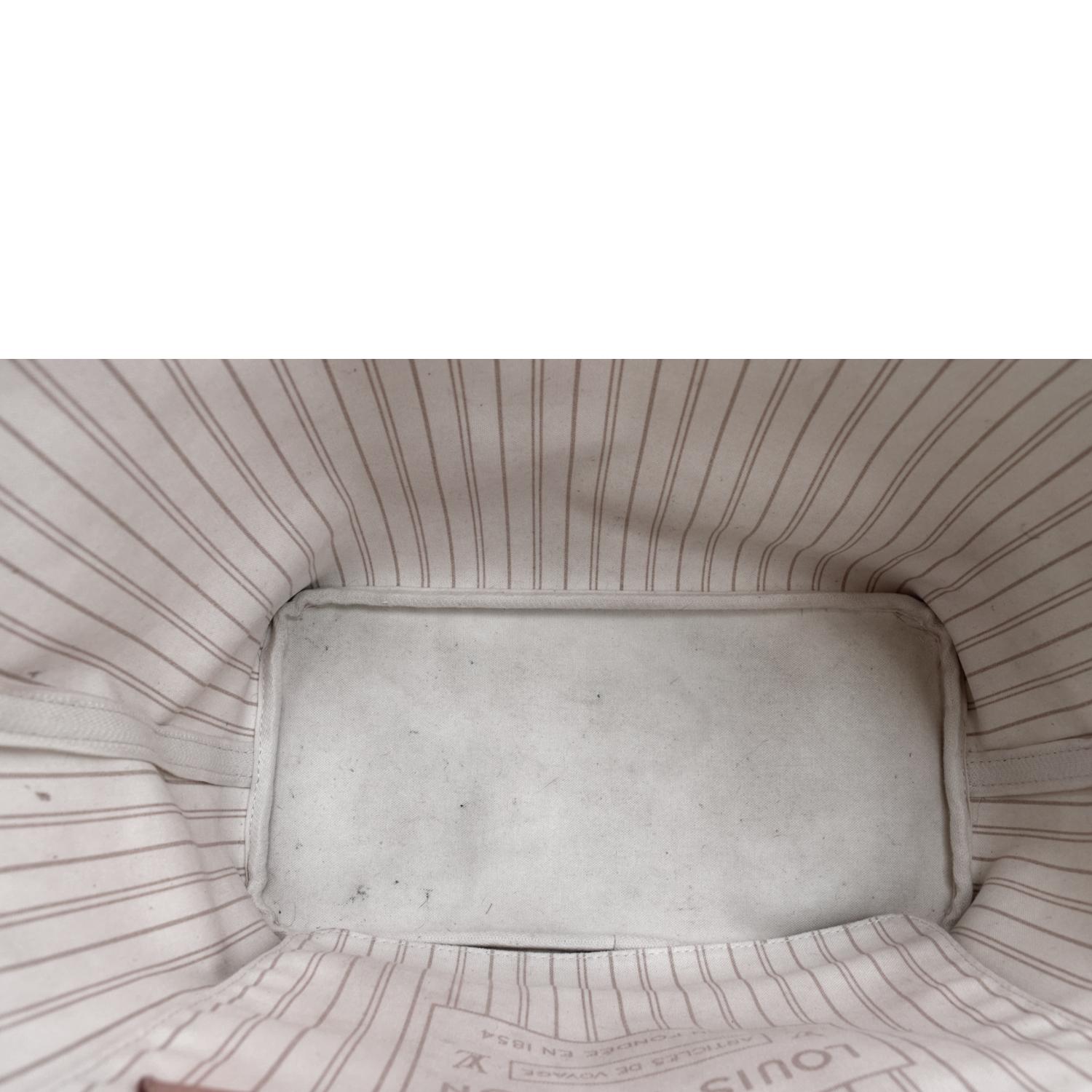 Women's milk white Mousse leather shoulder bag - NEVERFULL