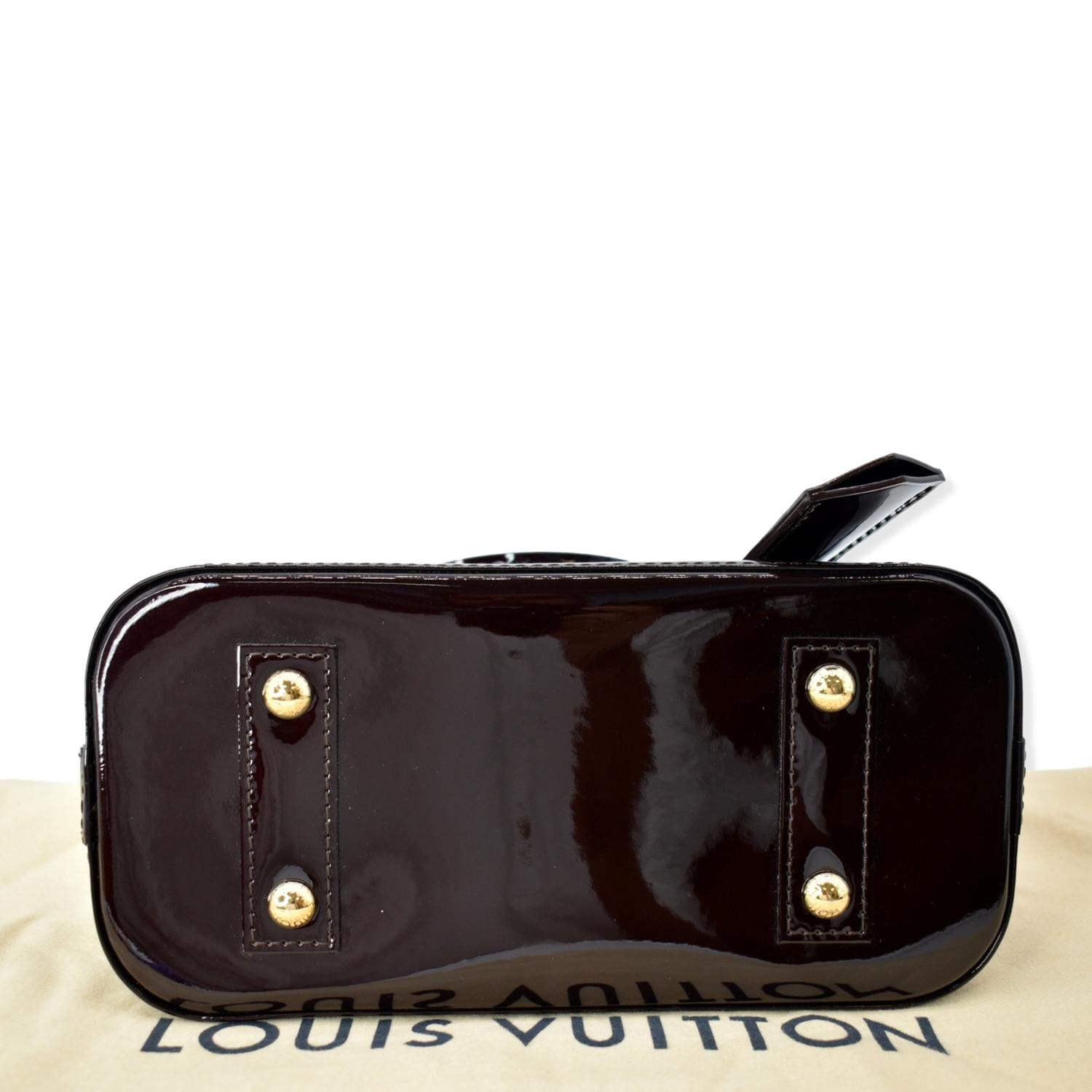 Louis Vuitton Amarante Monogram Vernis Leather Alma Bb Bandouliere