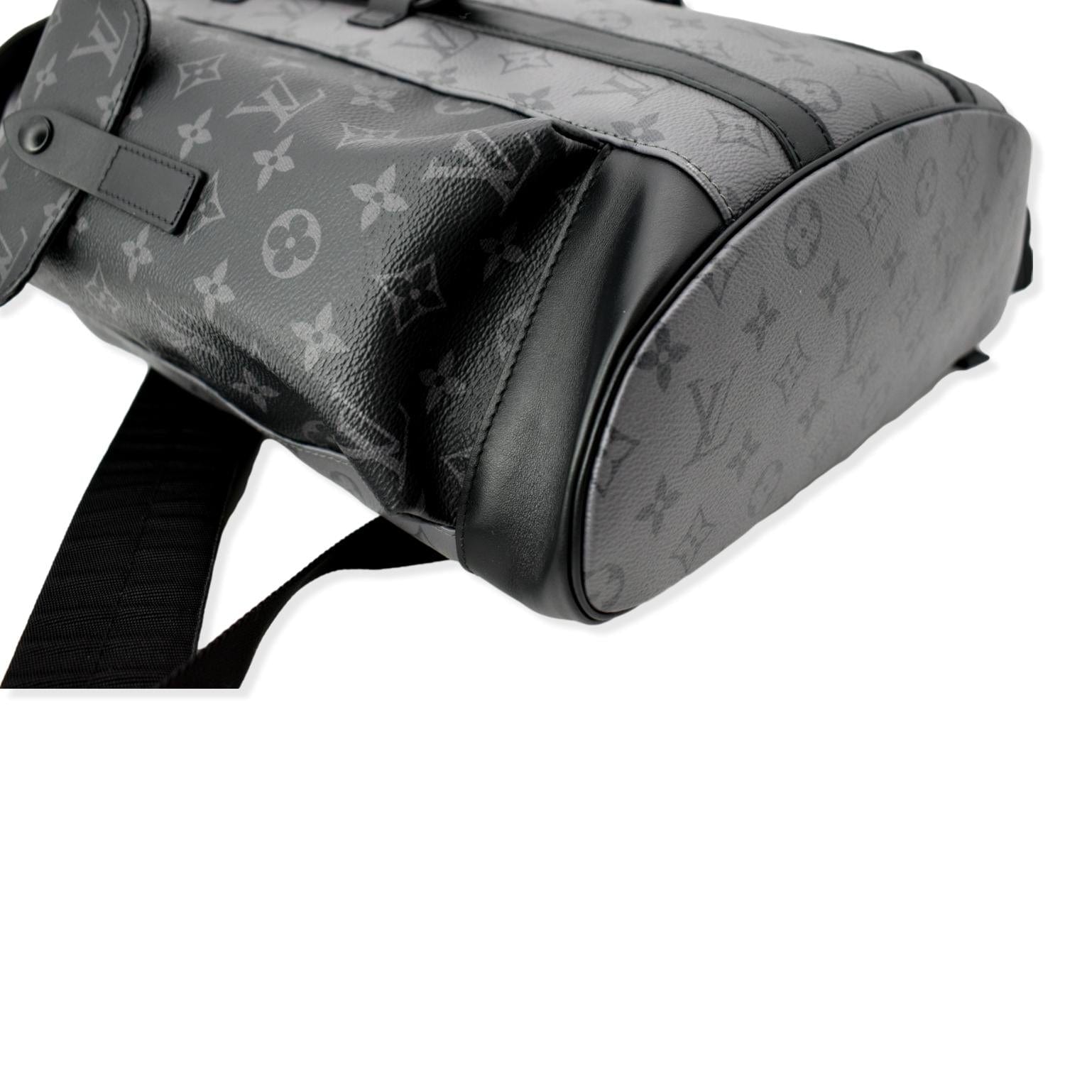 Auth Louis Vuitton Monogram Eclipse Christopher MM M45419 Men's Backpack