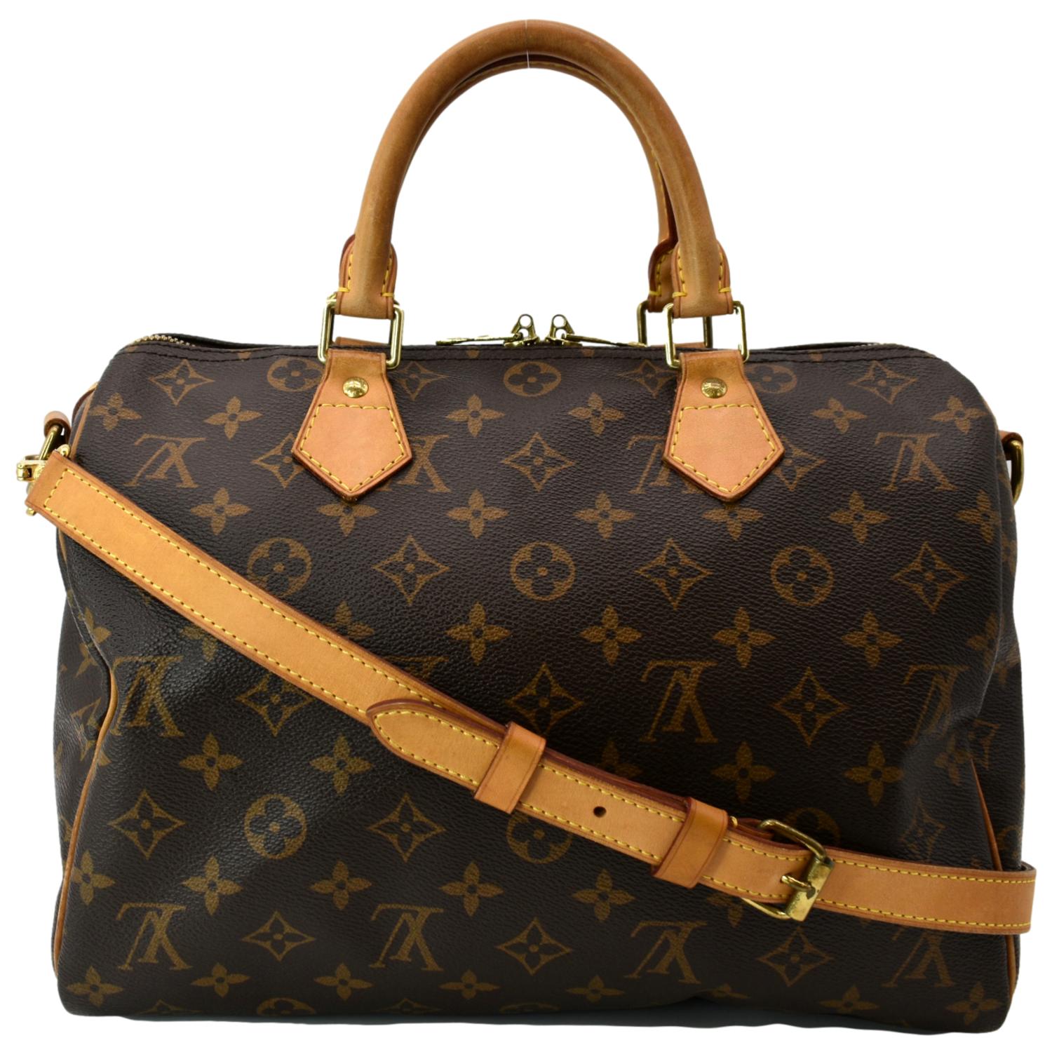 Louis Vuitton Speedy Bandouliere Monogram Patches 30 Brown Multicolor in  Coated Canvas with Gold-tone - US