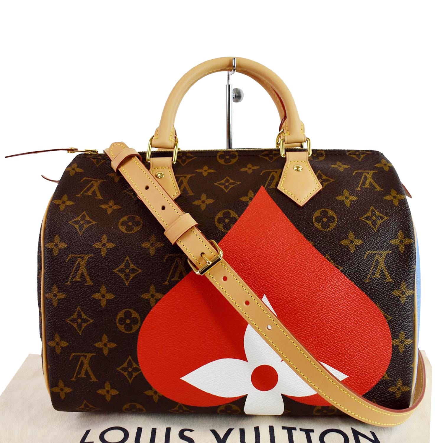 Louis Vuitton Monogram Canvas Game On Speedy 30 Bandouliere Bag