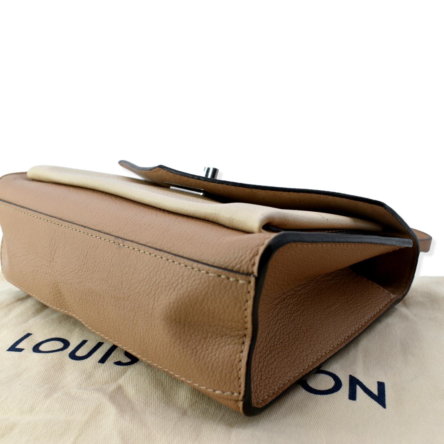 Mylockme leather handbag Louis Vuitton Black in Leather - 33643616