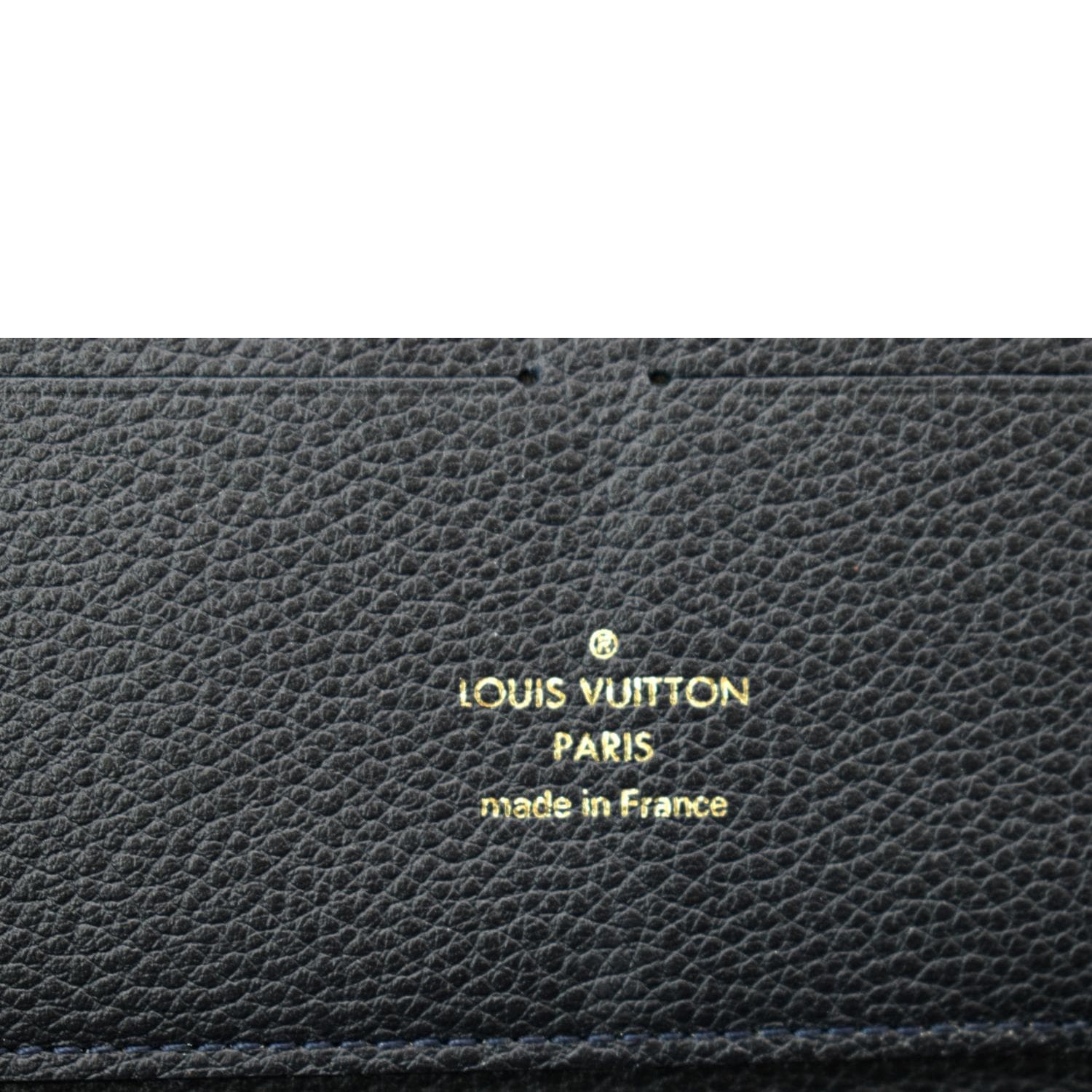 LOUIS VUITTON Empreinte Zippy Wallet Black 1295331