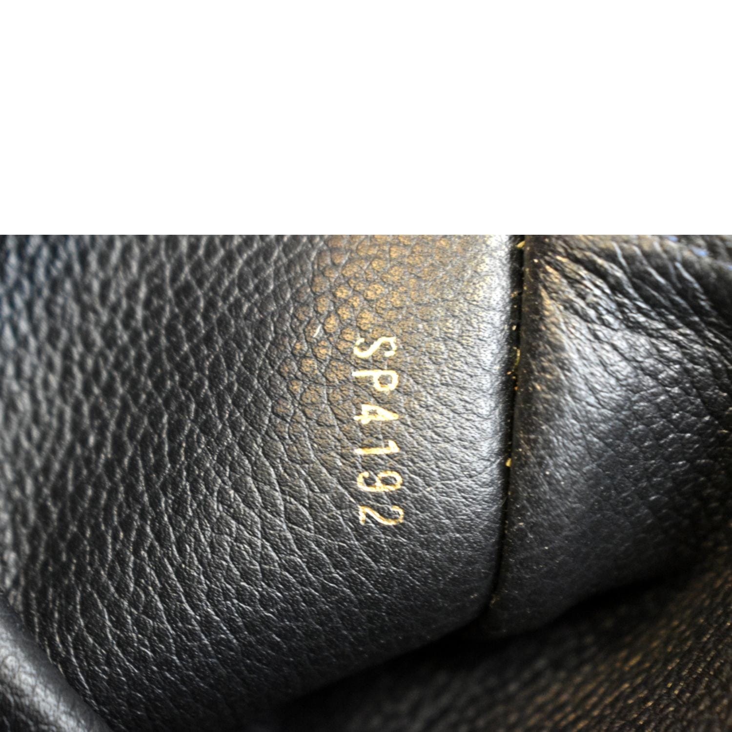 LOUIS VUITTON Zippy Wallet Long Monogram Empreinte Stitch Black M64805  77MZ929