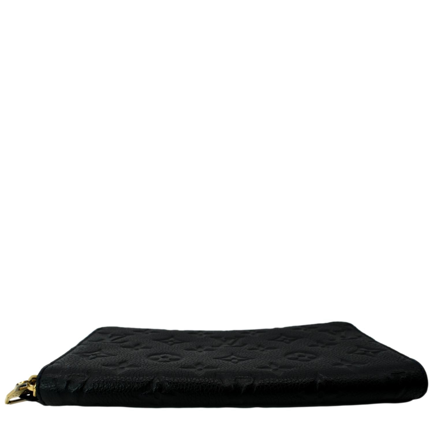 Louis Vuitton Black Monogram Empreinte Citadine Pochette Leather ref.216553  - Joli Closet