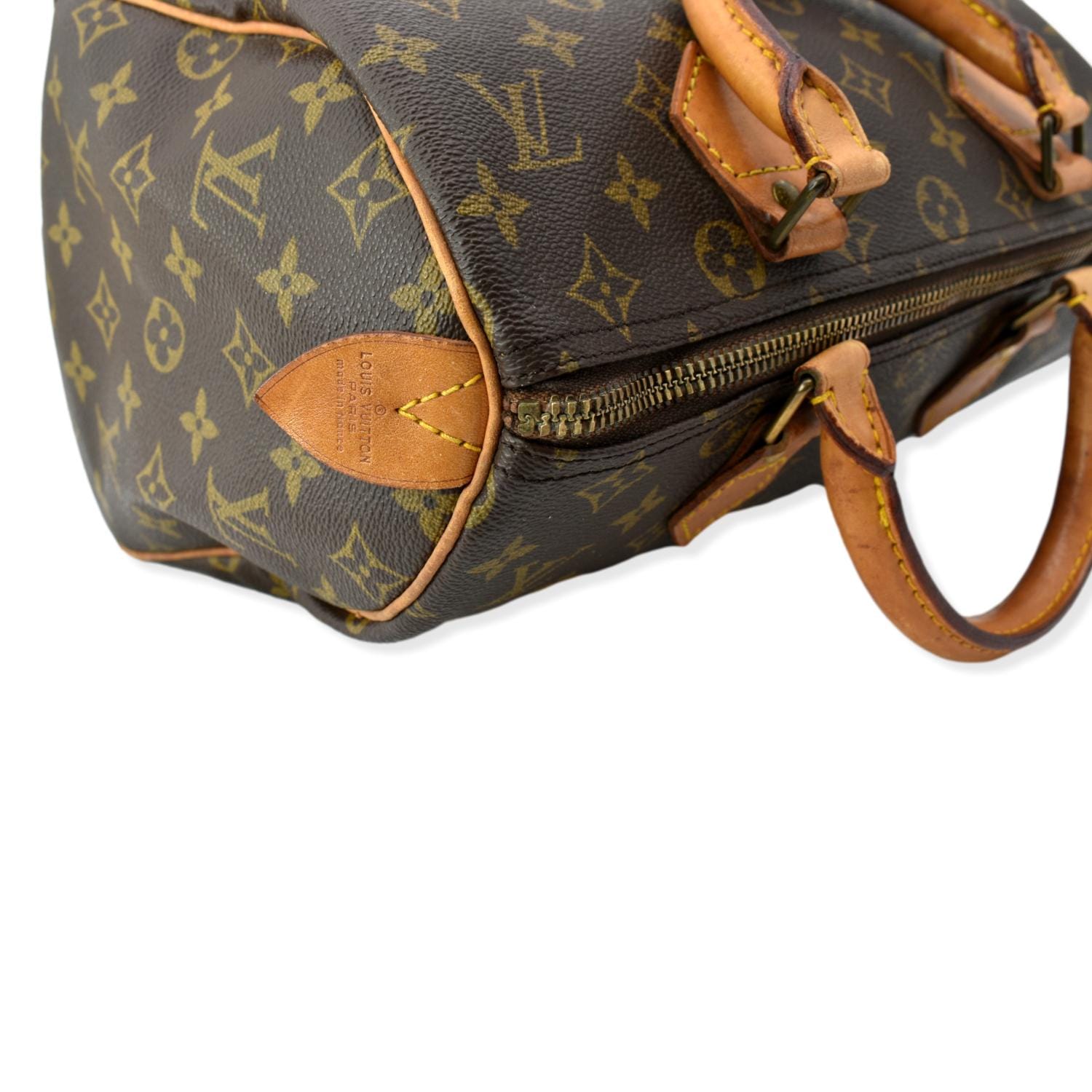 LOUIS VUITTON Handbag M40900 Speedy 30 Bandriere Monogram unplant Brown  Women Used
