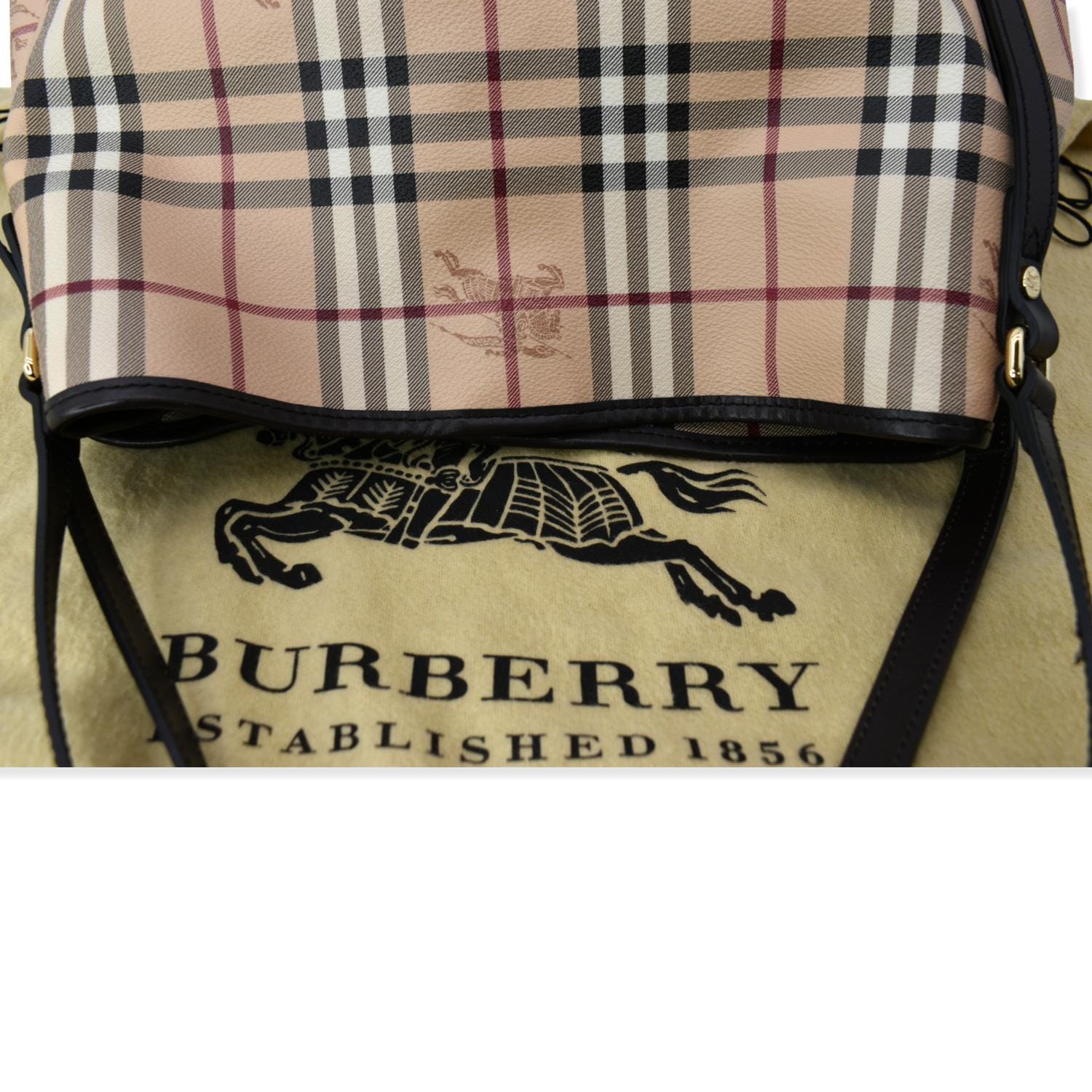 Burberry Haymarket Plaid Handle Bag – Changes Luxury Consignment