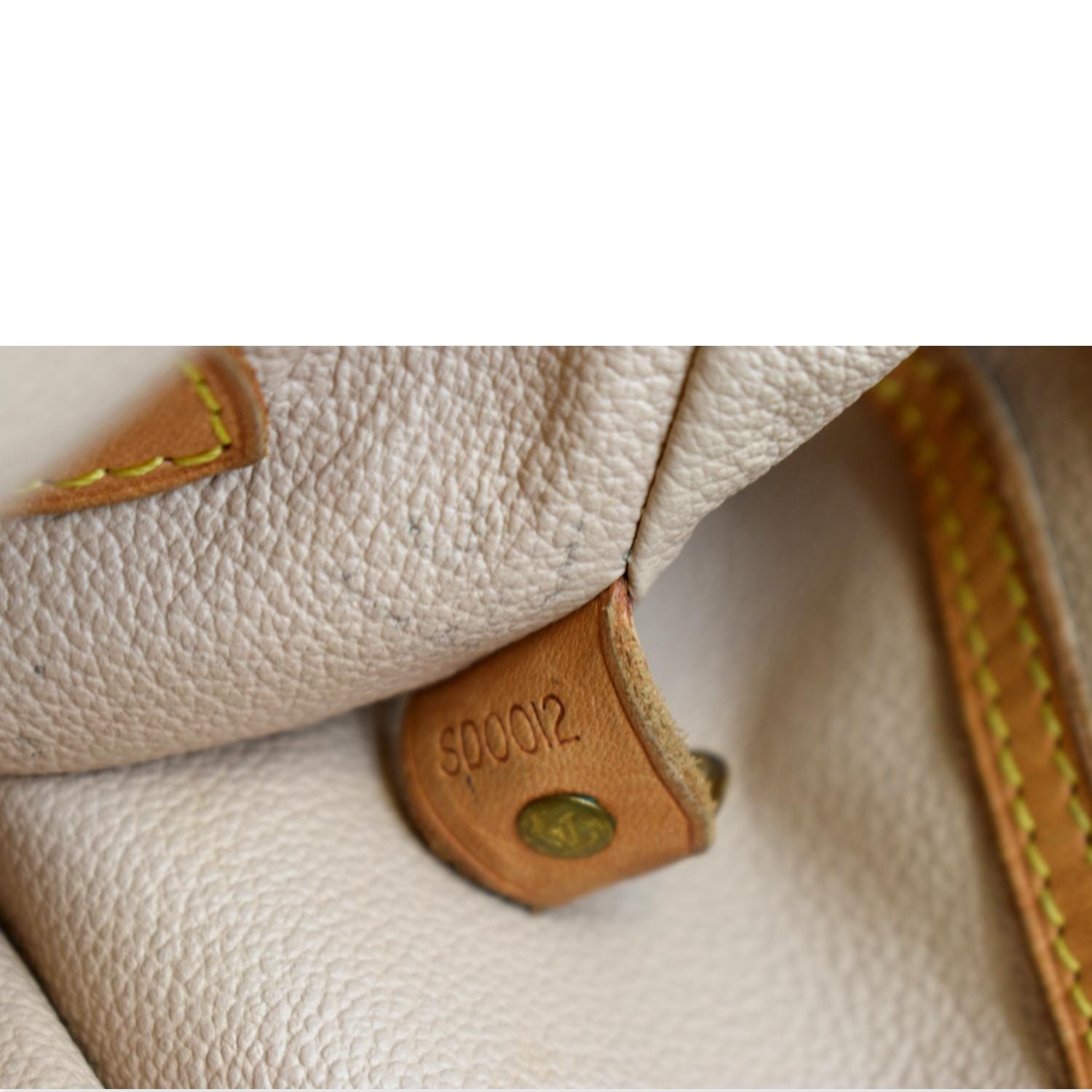 EUC Authentic Louis Vuitton Hand Bag small petit bucket brown purse tote LV  