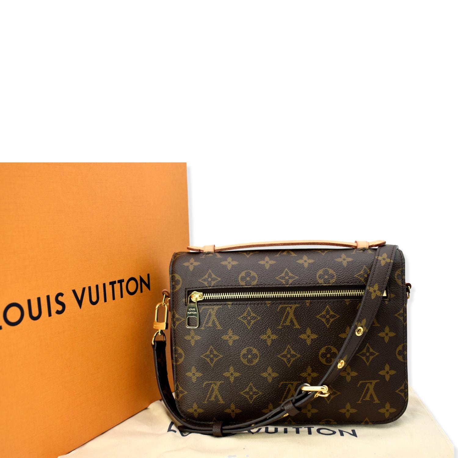 Louis Vuitton Pochette Métis Crossbody Bag Monogram Canvas Ebene brown