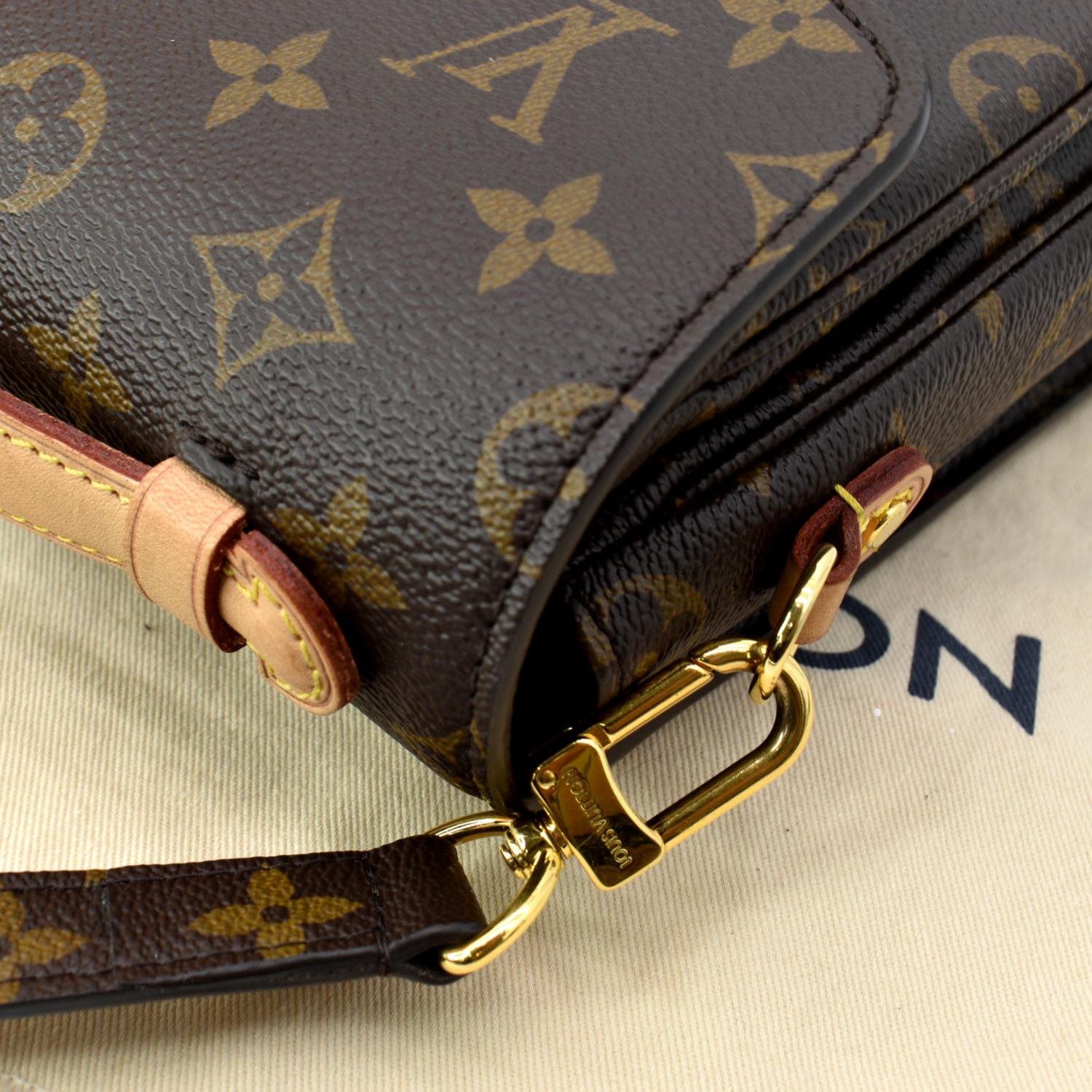 Metis leather crossbody bag Louis Vuitton Brown in Leather - 33015123