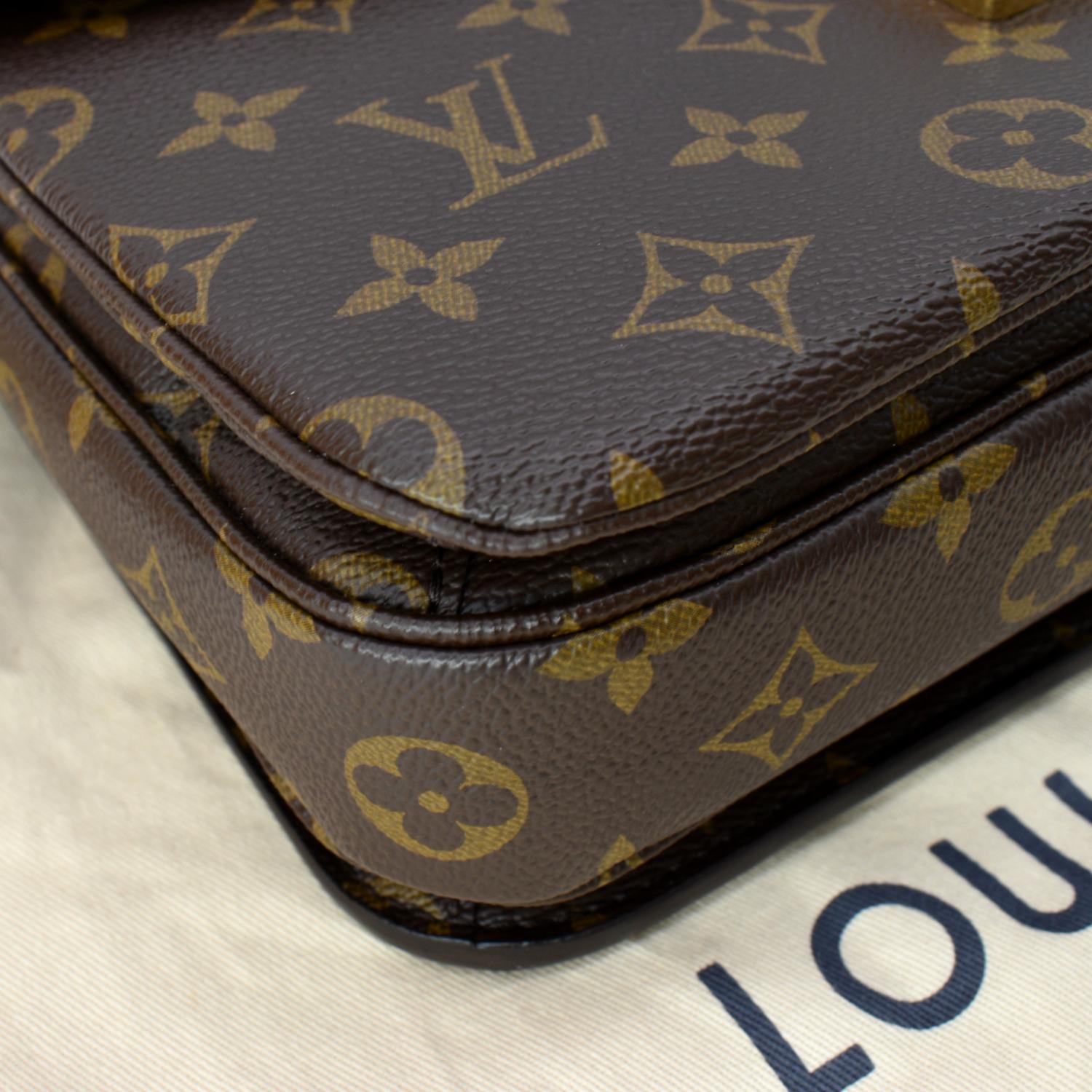 Louis Vuitton Pochette Metis 2WAY Bag 14145 Brown Ladies Handbag