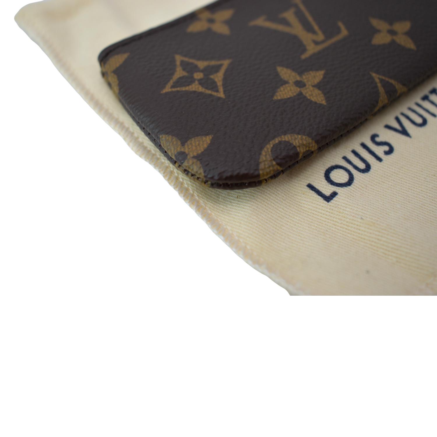 LOUIS VUITTON Monogram Idylle Pochette Cles Coin Purse Brown CT