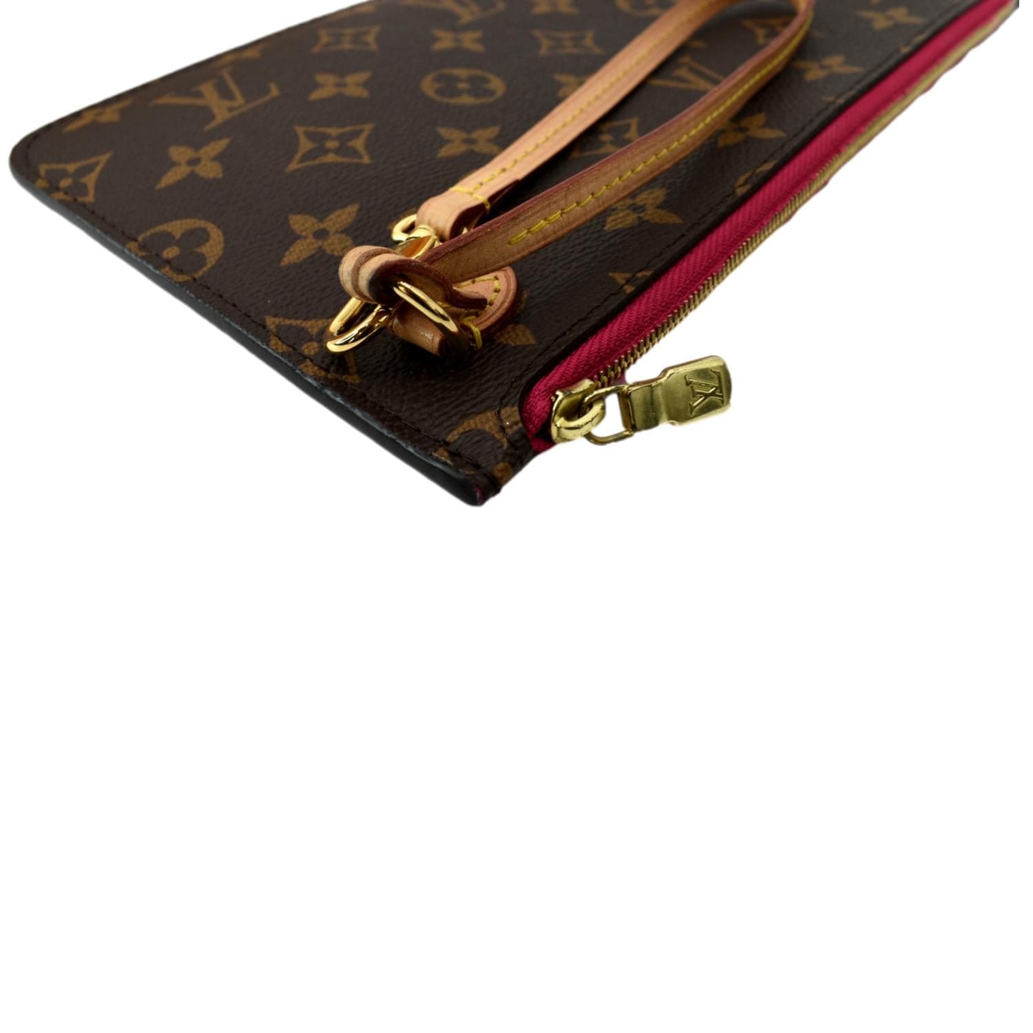Louis Vuitton, Bags, Louis Vuitton 854 Neverfull With Wristlet And Red  Embossed Leather Wallet