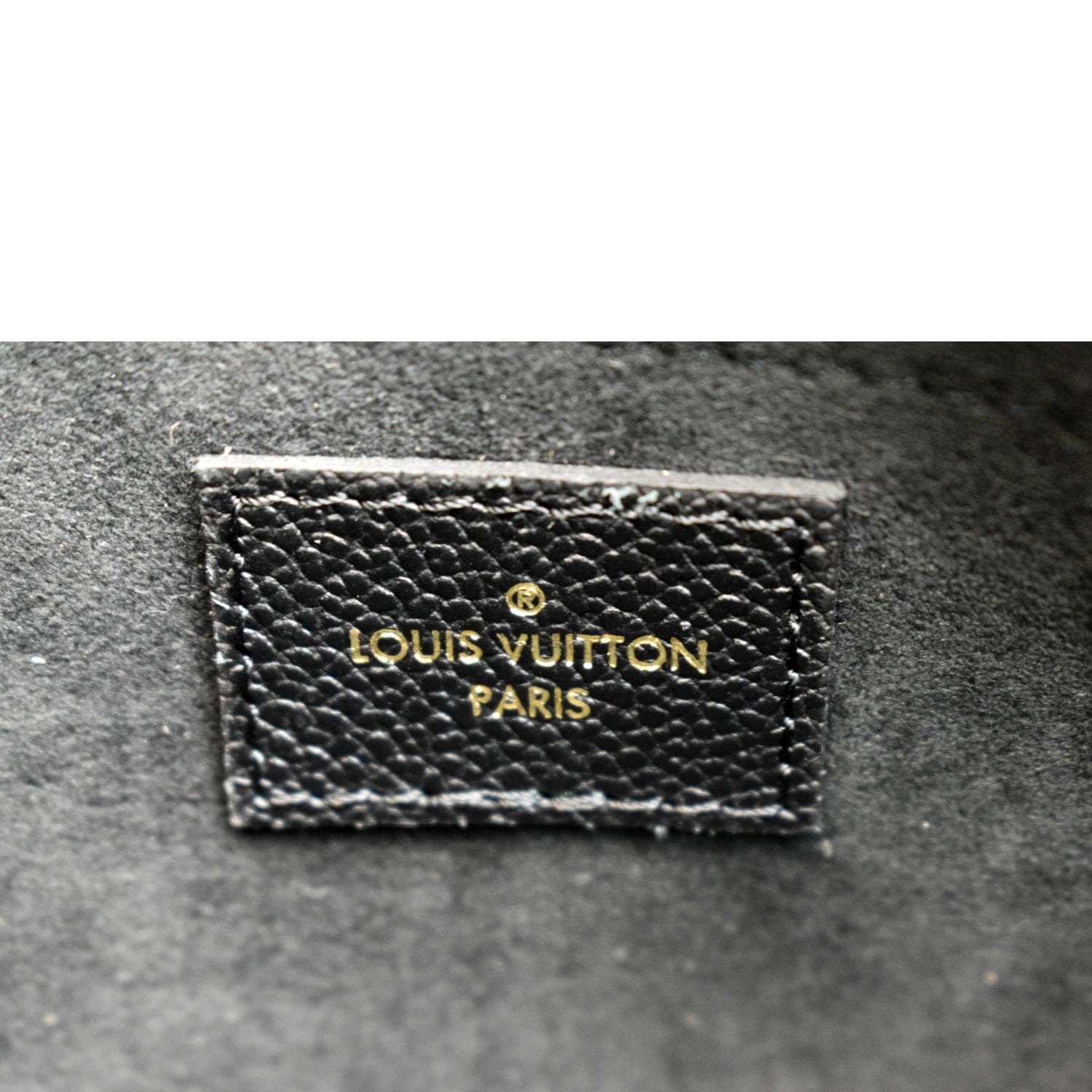 LOUIS VUITTON Empreinte Monogram Giant Multi Pochette Accessories Black  1248710