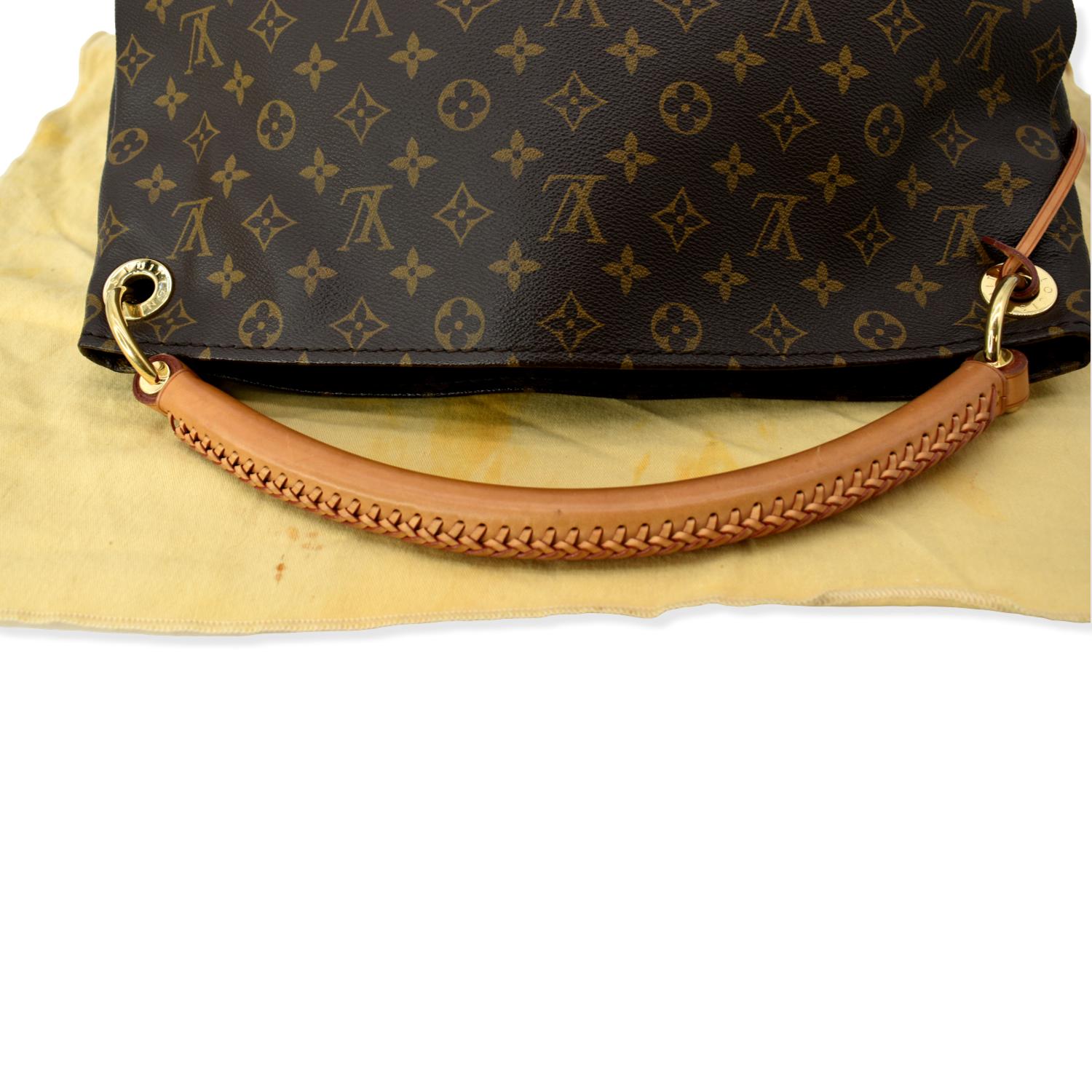 Louis Vuitton Monogram Canvas Artsy Mm With Braided Handle