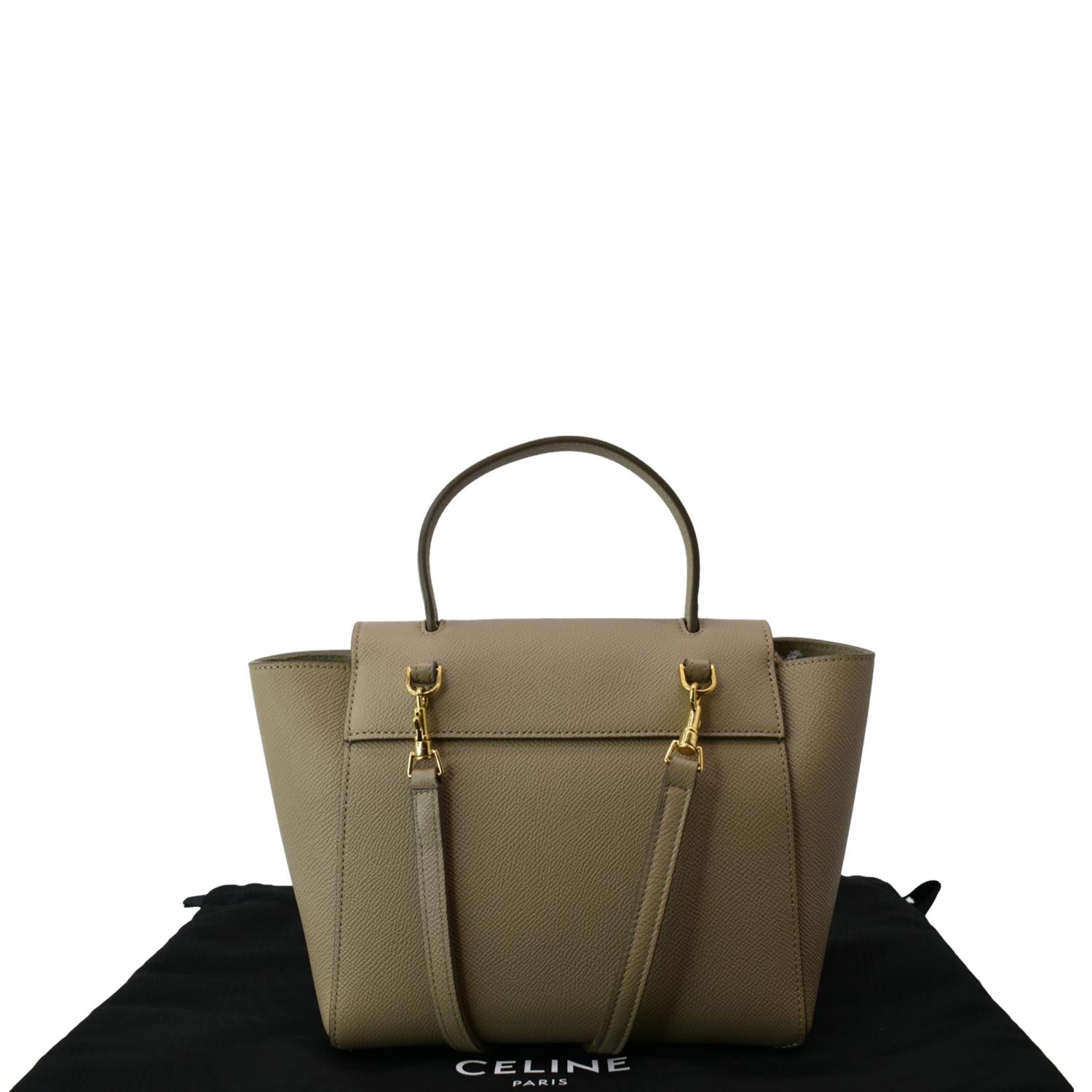 Celine belt bag shoulder handbag Color Gray Ladies used from japan