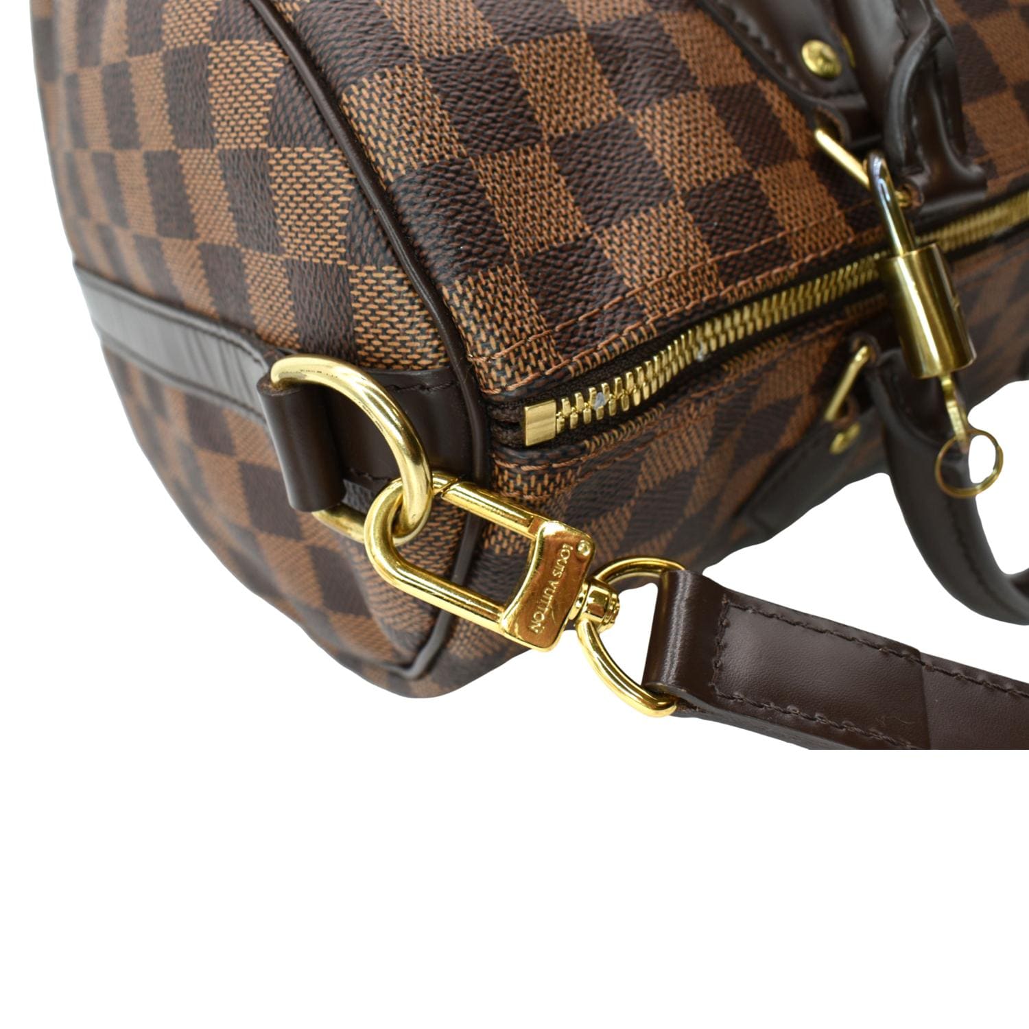 Louis Vuitton Damier Ebene Speedy Bandouliere 30 - Brown Handle
