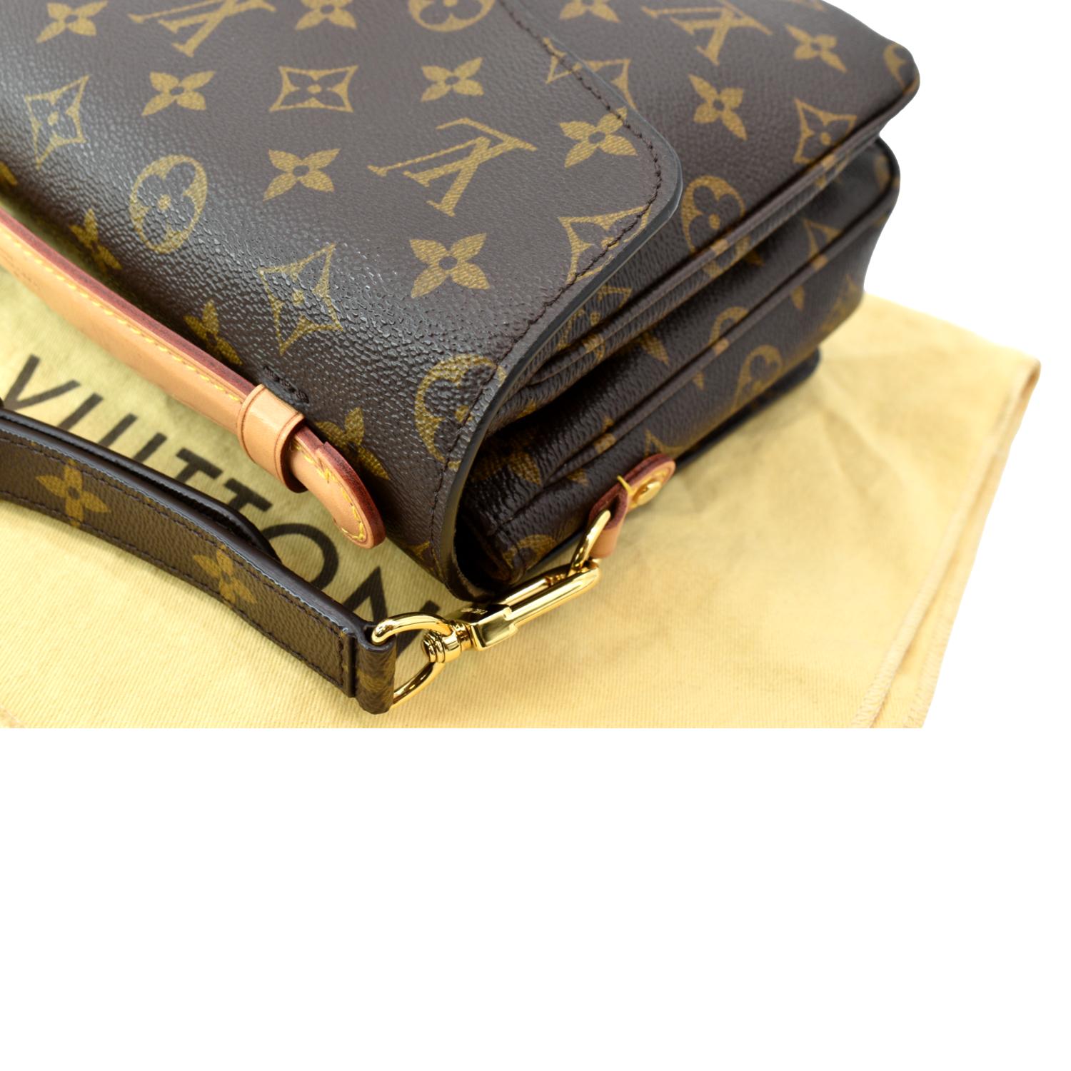 Metis leather crossbody bag Louis Vuitton Brown in Leather - 35779472