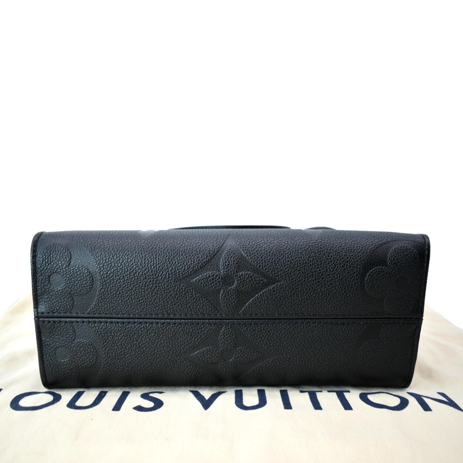 Louis Vuitton Empreinte Monogram Giant Onthego PM Black Beige