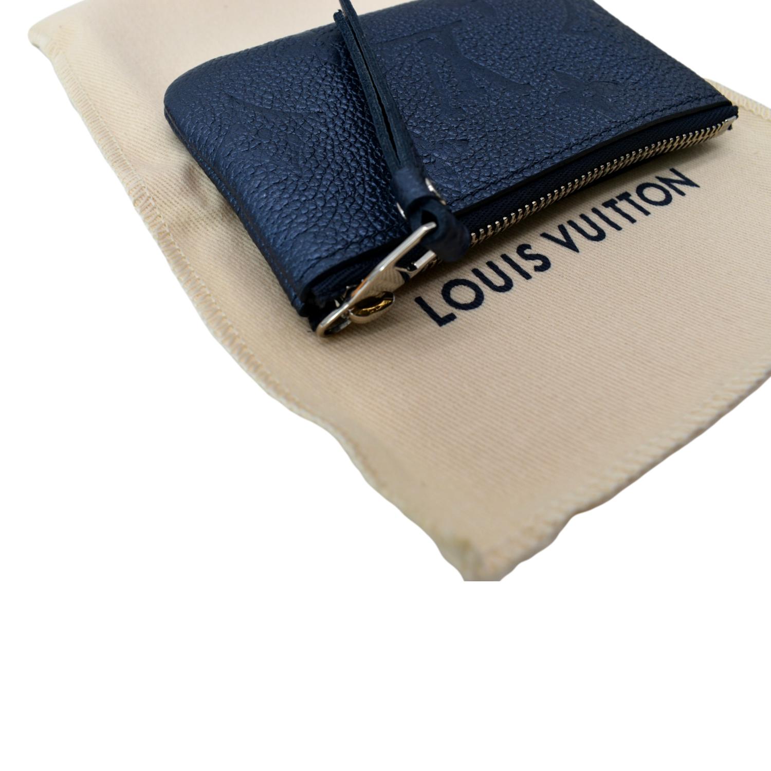 Louis Vuitton Blue Monogram Empreinte Leather Key Pouch – Italy Station