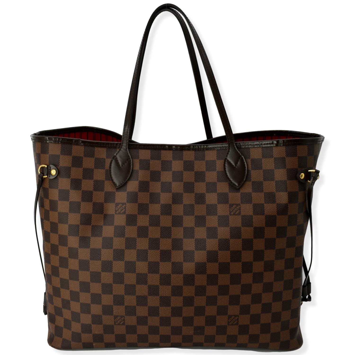 Louis Vuitton 2014 pre-owned Damier Ebene Neverfull MM Pouch Bag