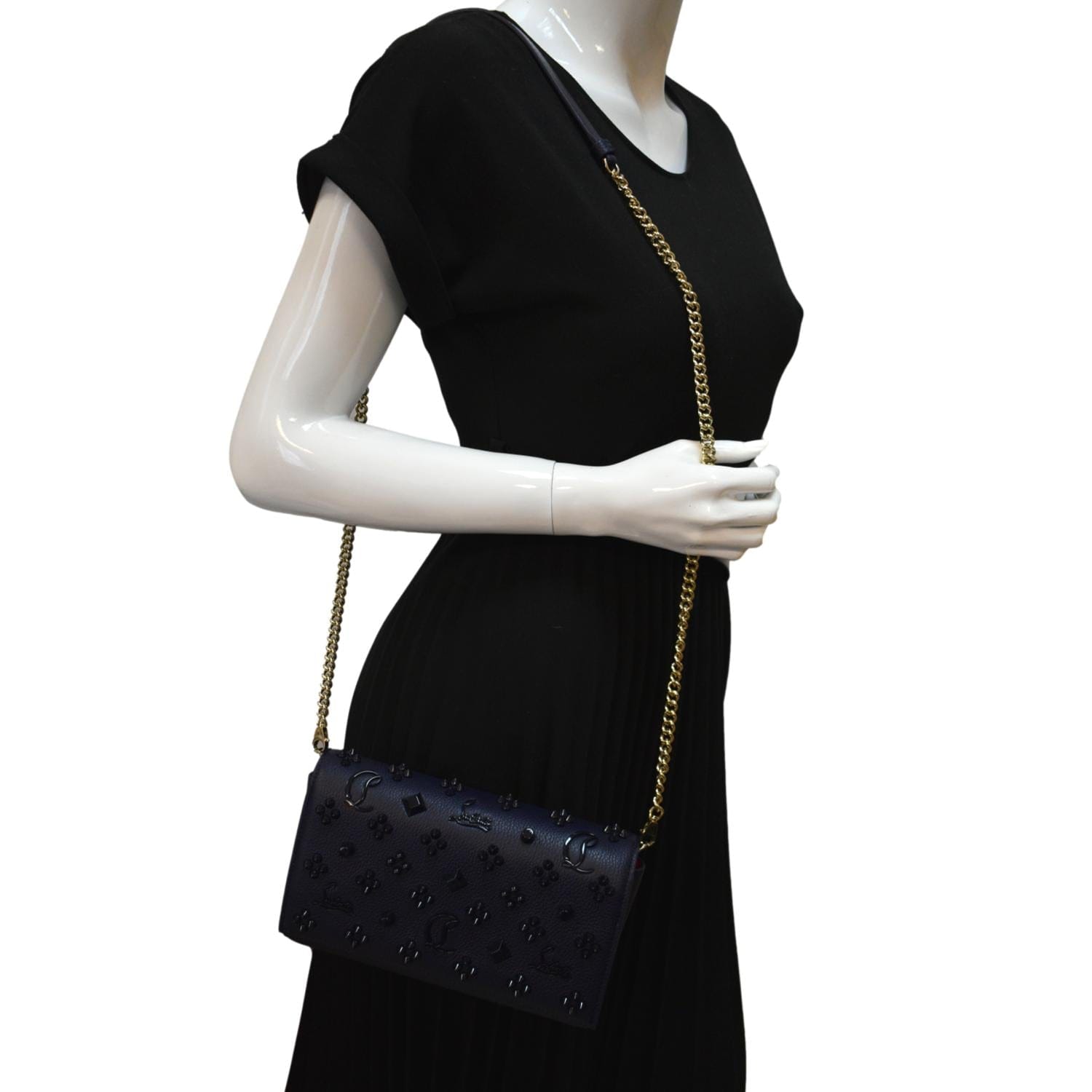 CHRISTIAN LOUBOUTIN, Paloma Mini Bag, Women, Black B260
