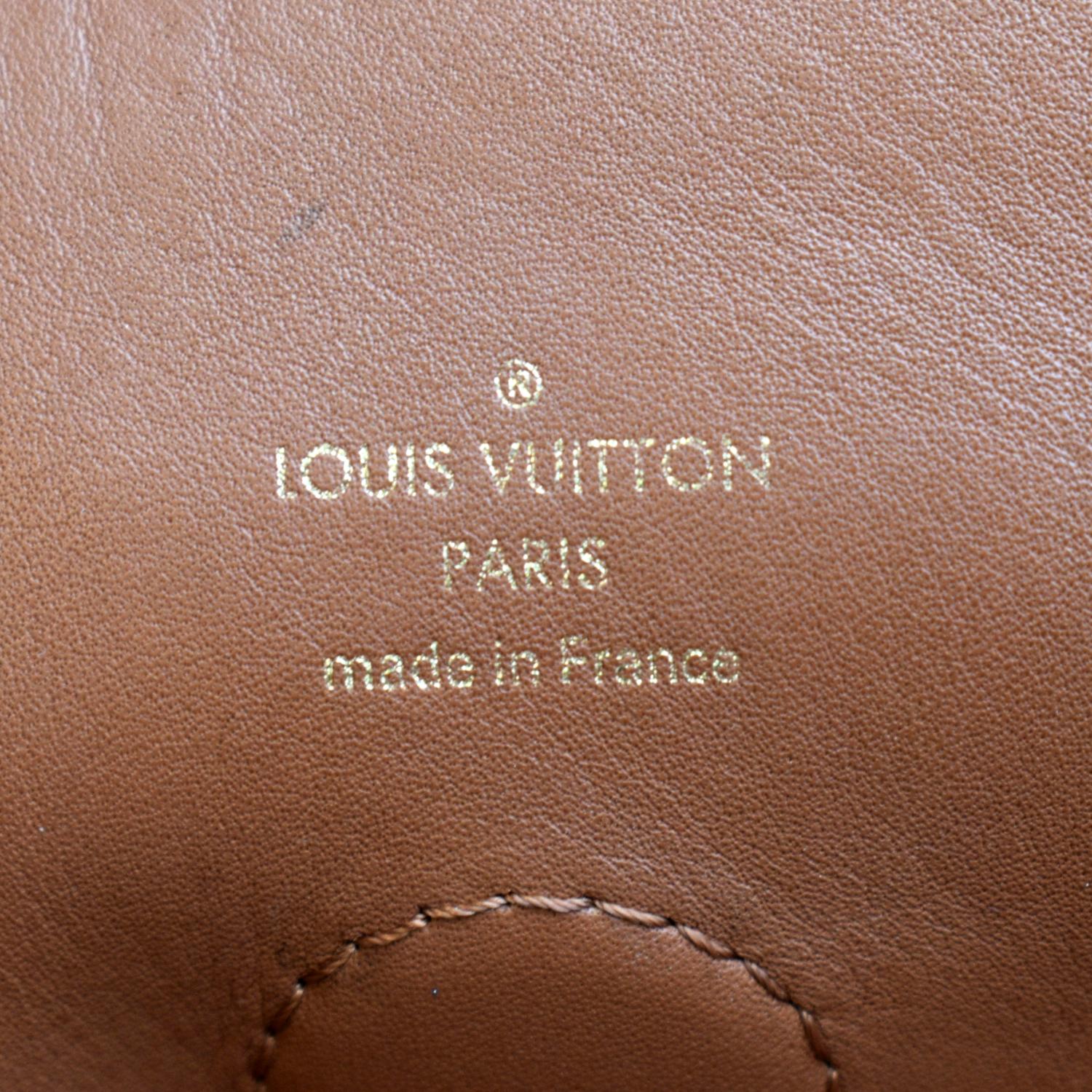 LOUIS VUITTON Monogram Tuileries Clutch Caramel 188771
