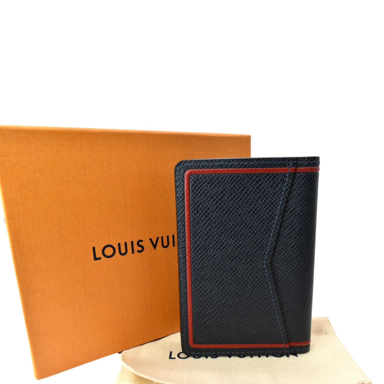 Damier Canvas vs Taiga Leather Louis Vuitton Pocket Organizer
