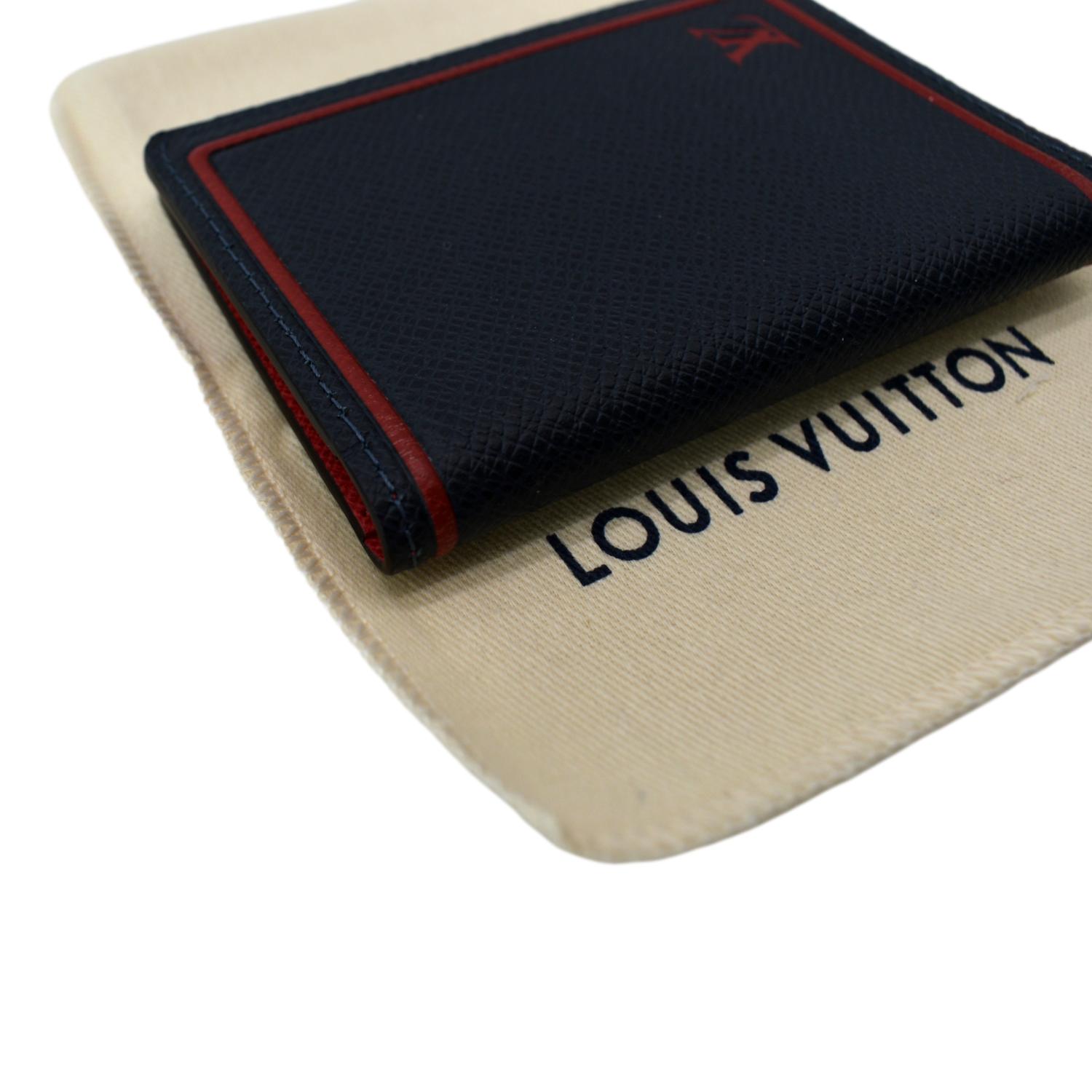 DDH - louis vuitton organizer pouch in black taiga leather - Louis