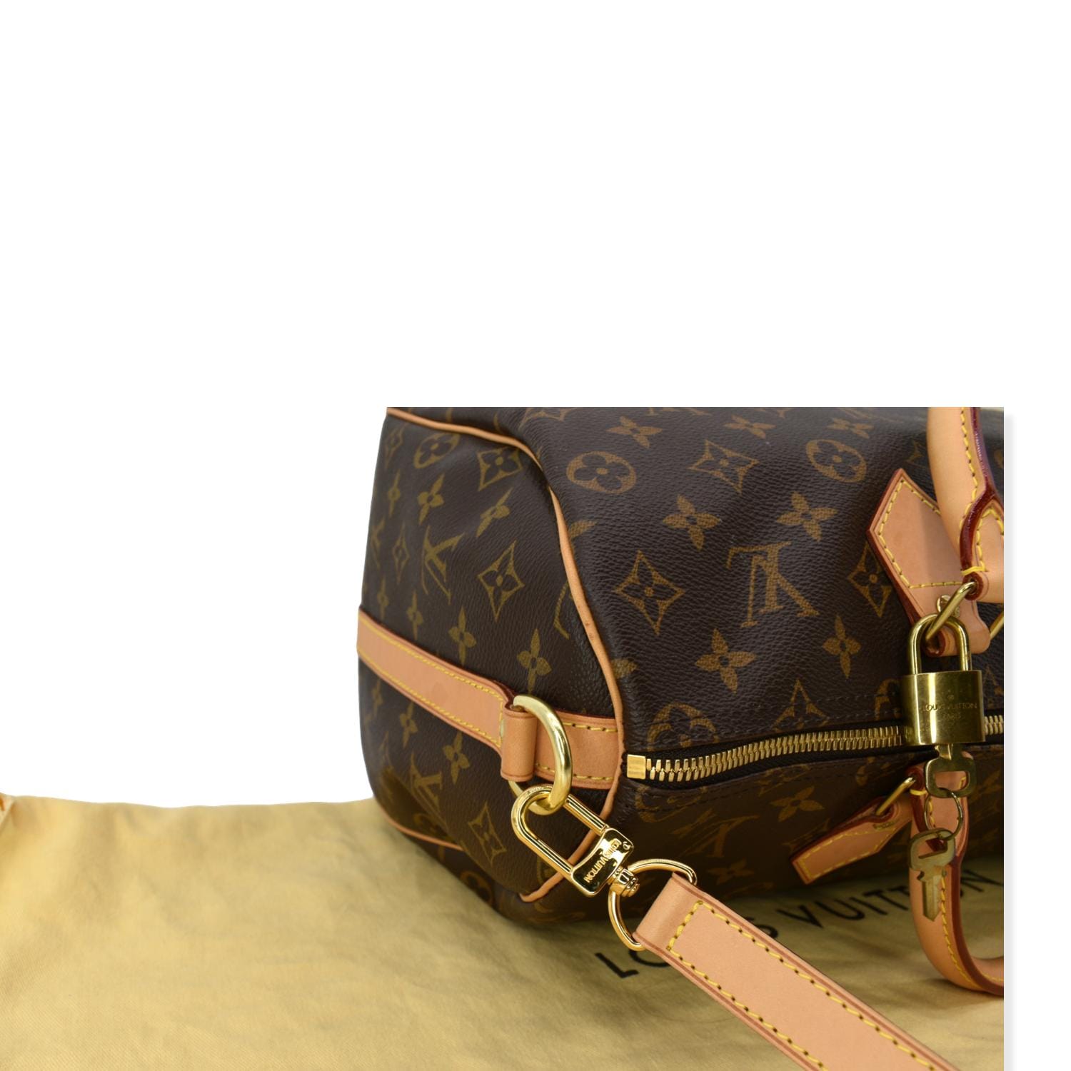 Customized Louis Vuitton Speedy 35 Mickey loves Champagne  handbag